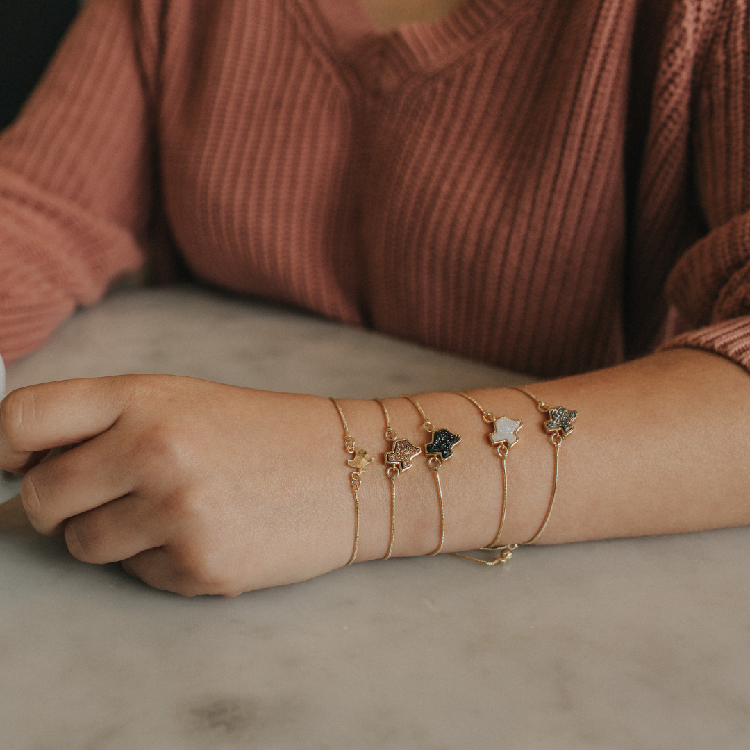 18K Gold Opal Texas Bracelet