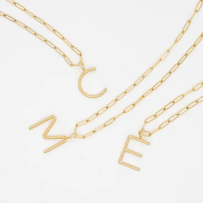 Aspen Initial Square Link SET X 16