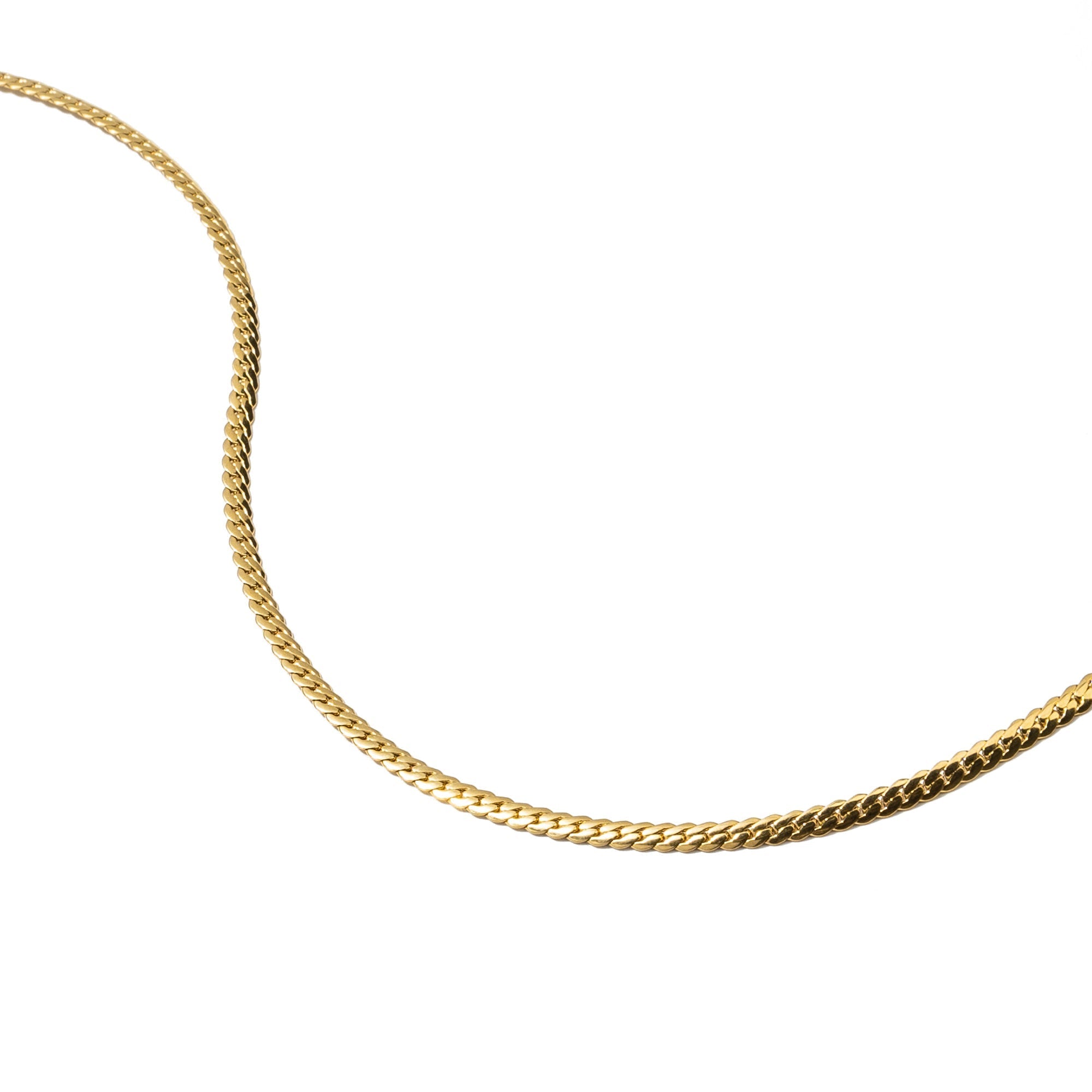 18K Gold Dainty Braided Necklace