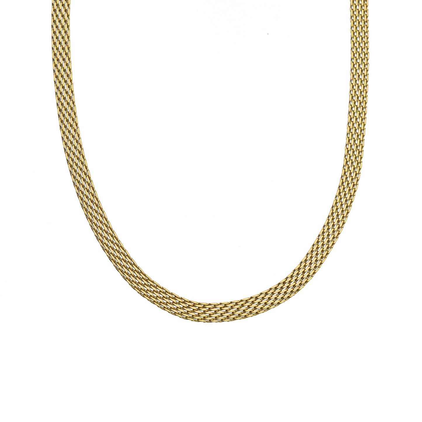 Braided Necklace, 18" Chain