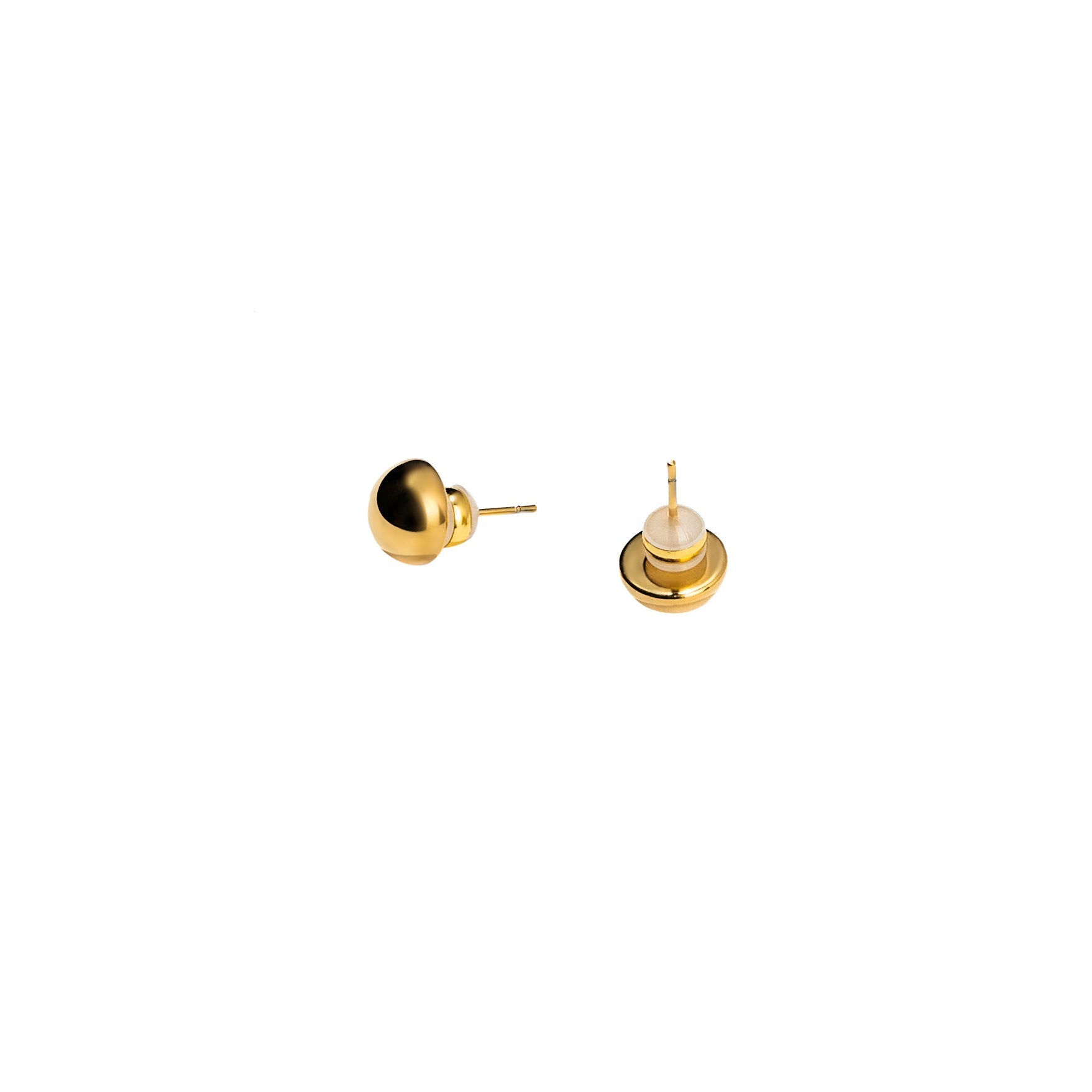 Waterproof Gold Mini Button Studs