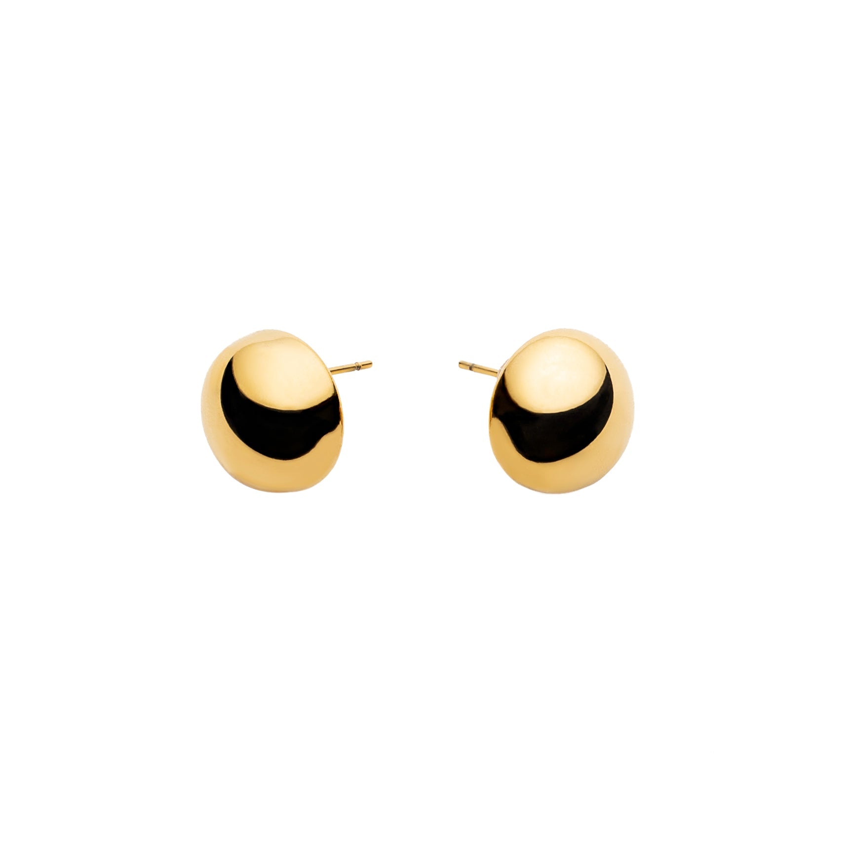 Waterproof Gold Button Studs