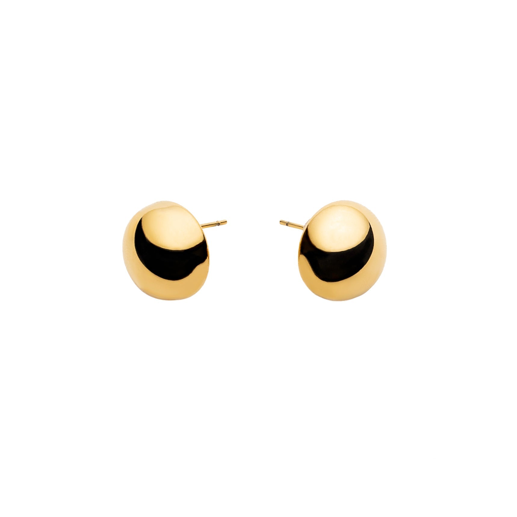 Waterproof Gold Button Studs