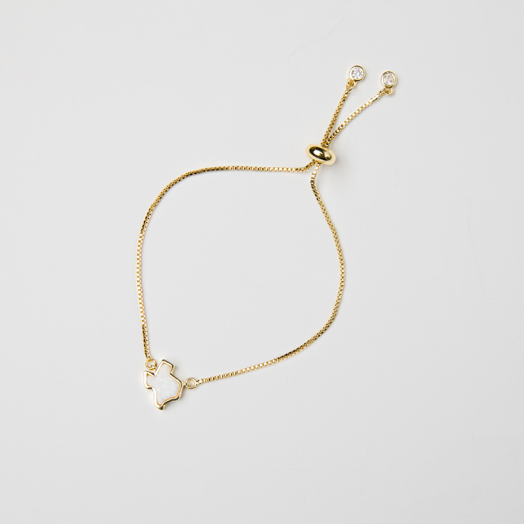 18K Gold Opal Texas Bracelet
