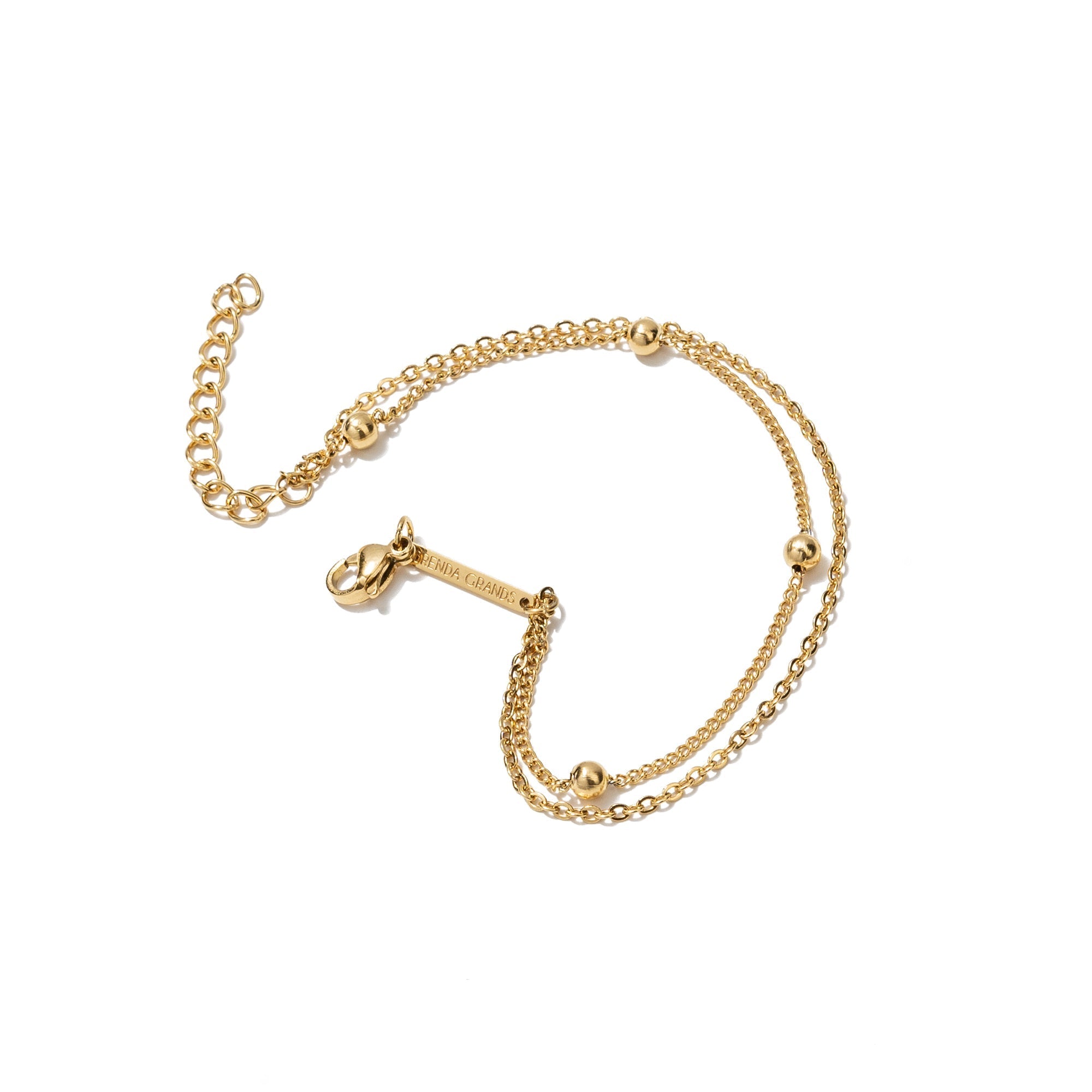 Waterproof Dainty Double Bracelet