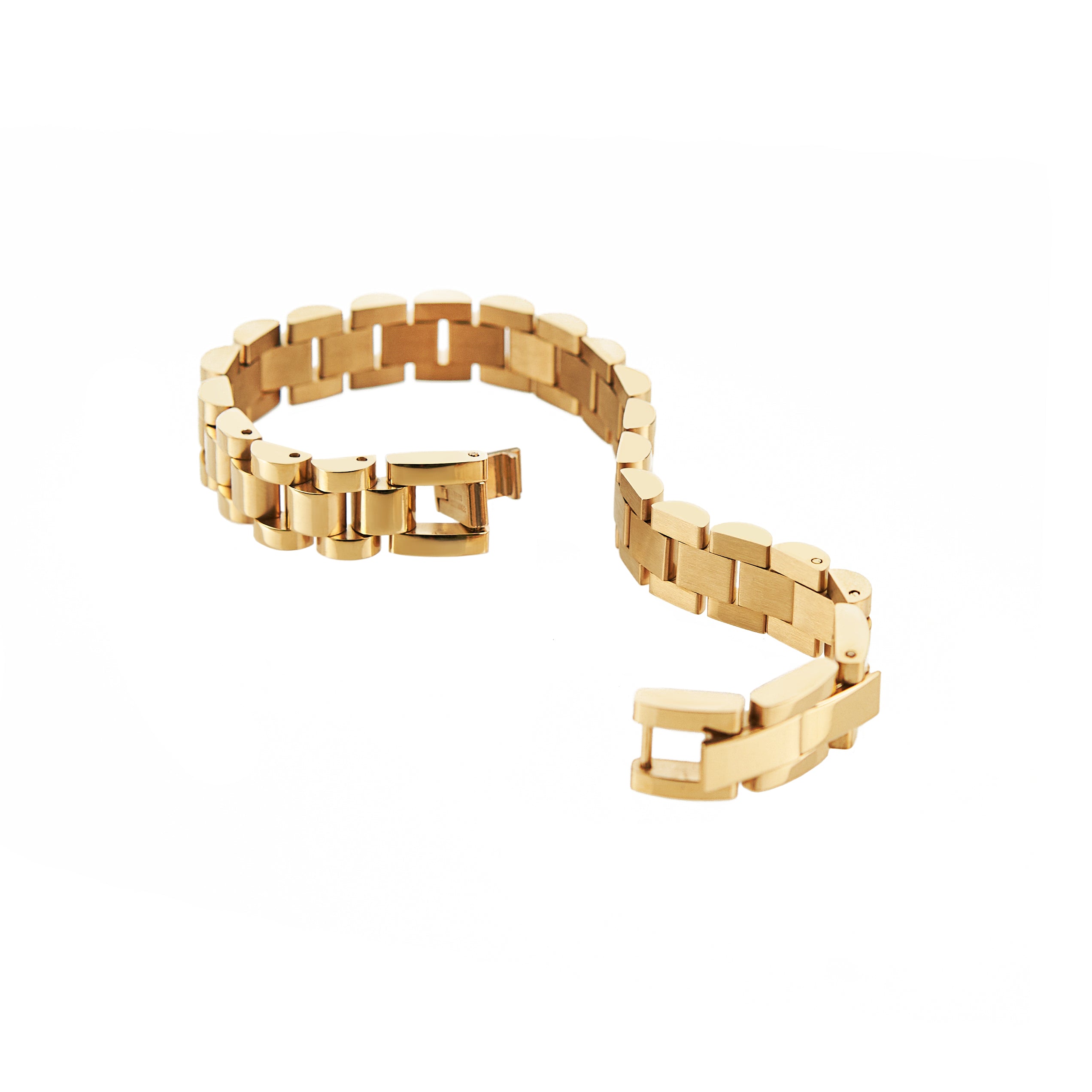 Waterproof Gold Watch Band Bracelet