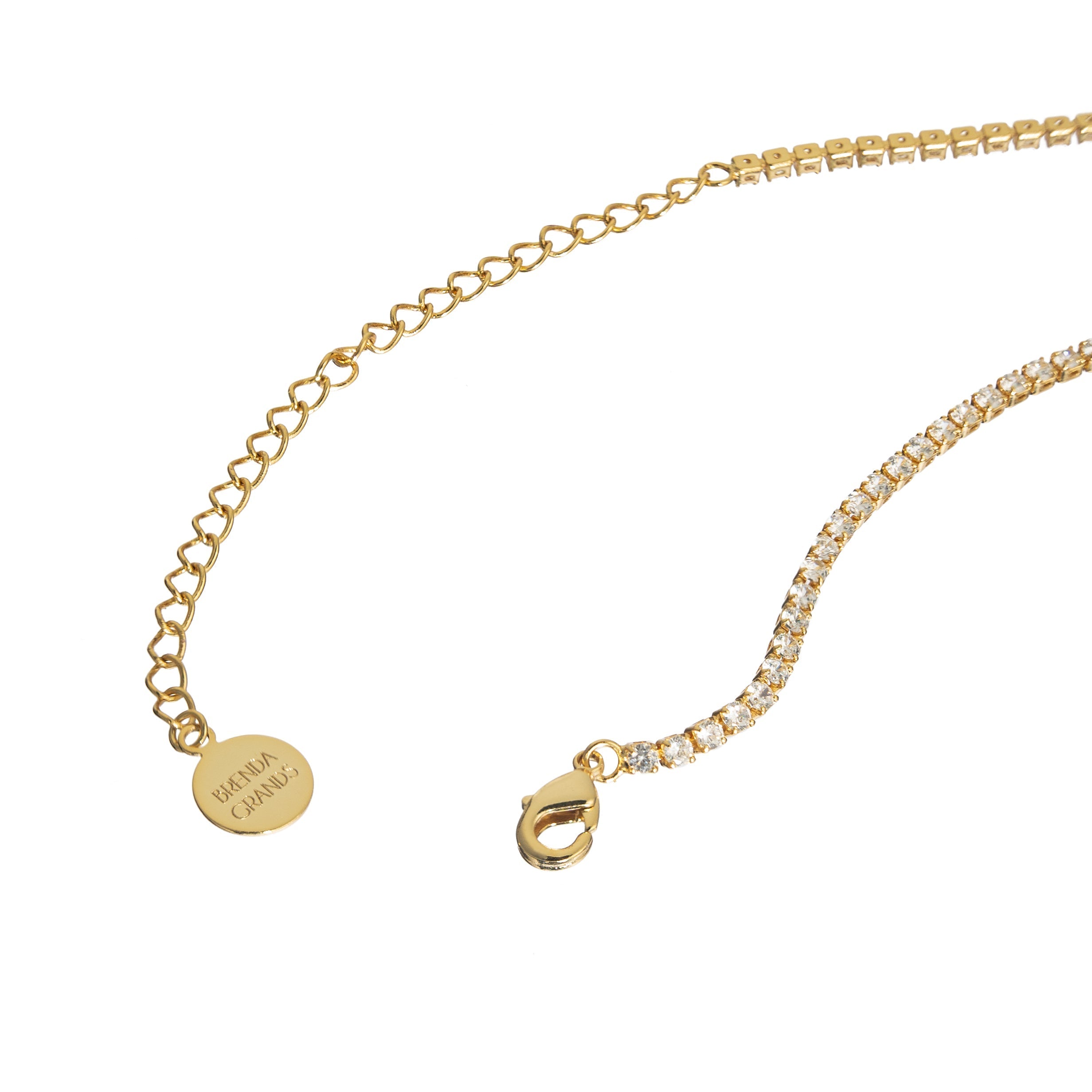 18K Gold Tennis Choker