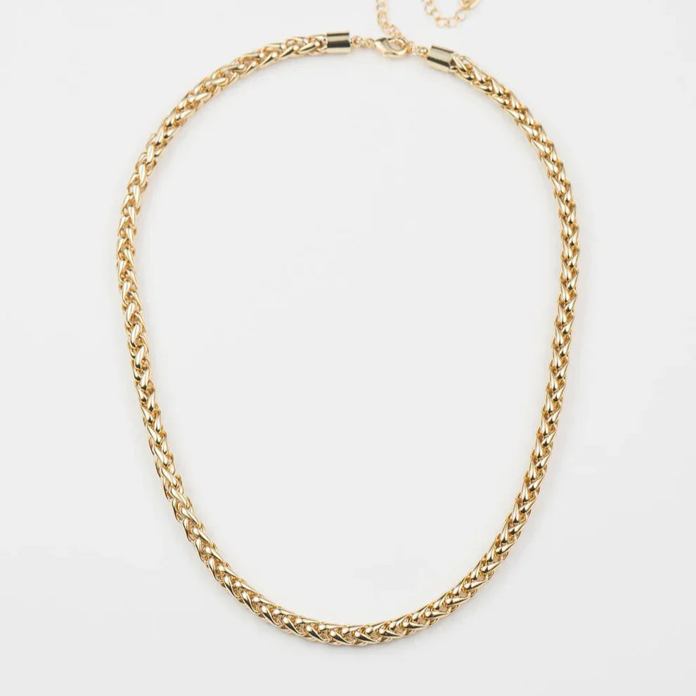 18K Gold Chunky Knotted Necklace