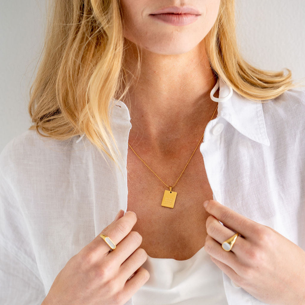 Waterproof More Self Love Necklace