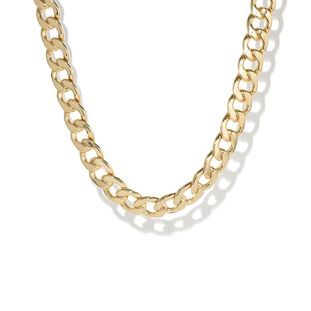 18K Gold Chunky Link Necklace