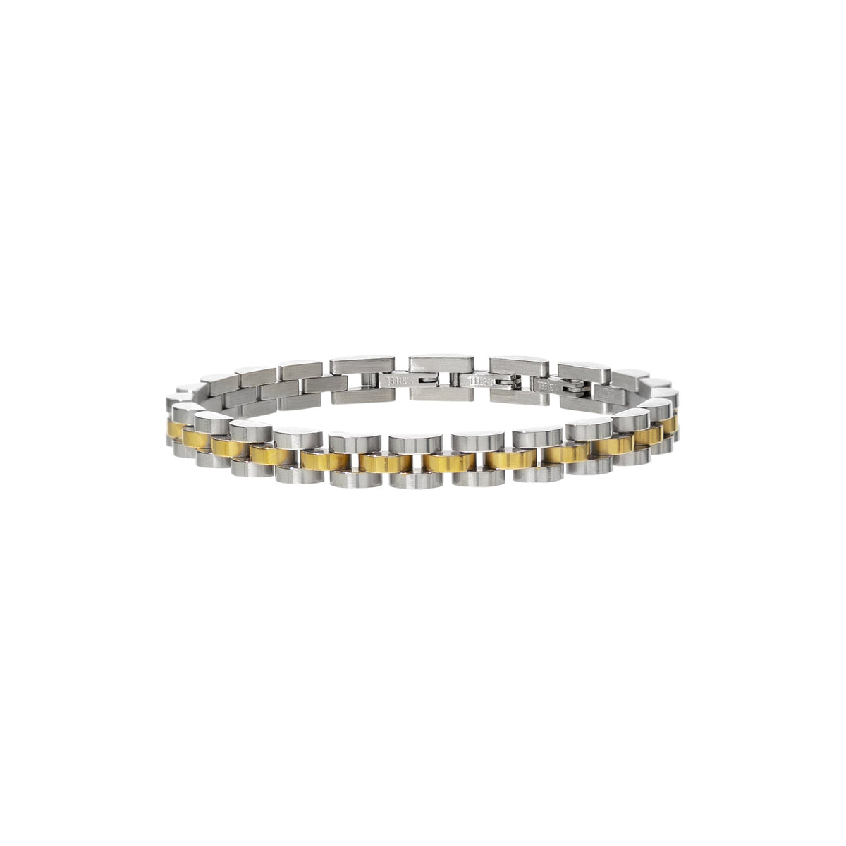 Waterproof Two-Tone Dainty Watch Band Bracelet
