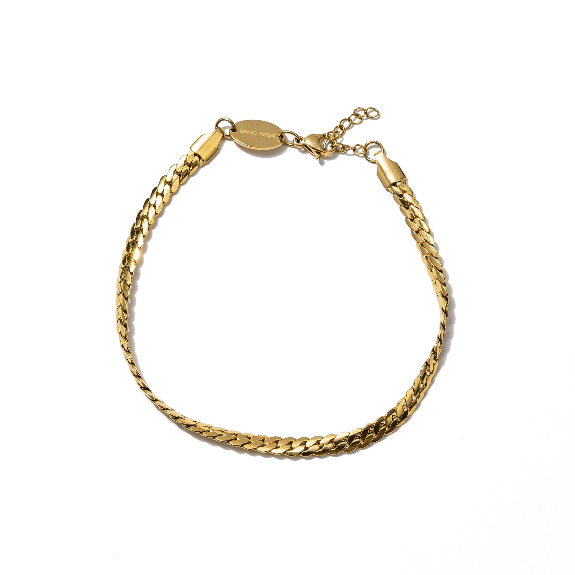 Waterproof Gold Braided Anklet