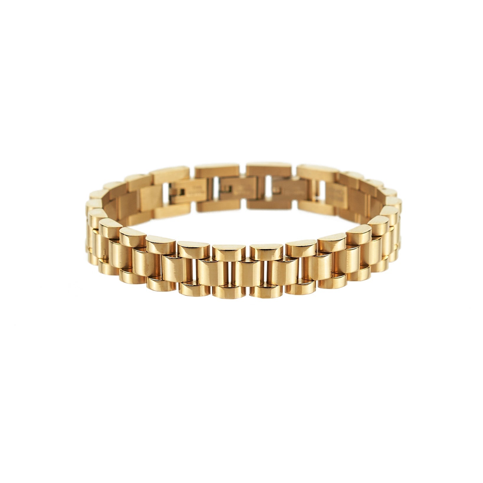 Waterproof Gold Watch Band Bracelet