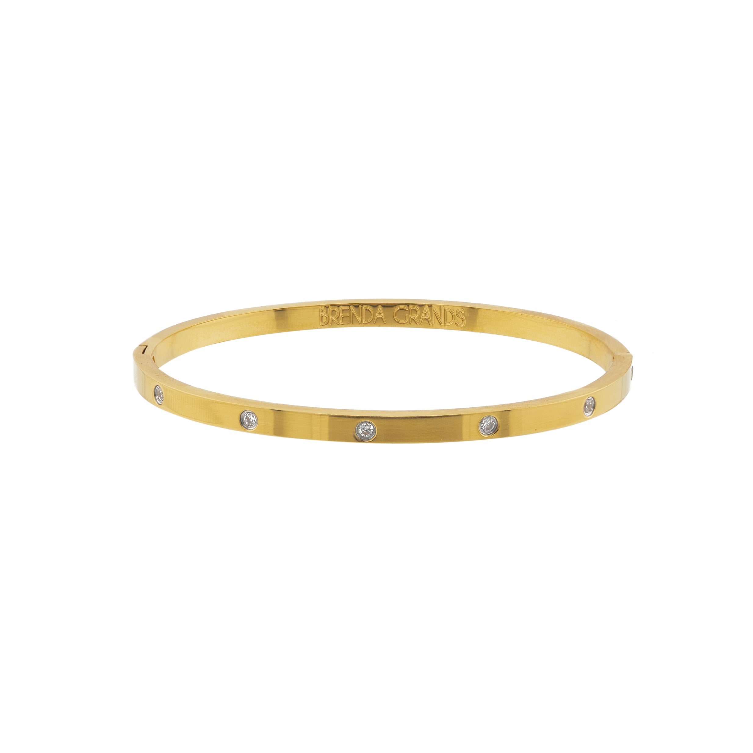 Waterproof Gold Diamond Bangle