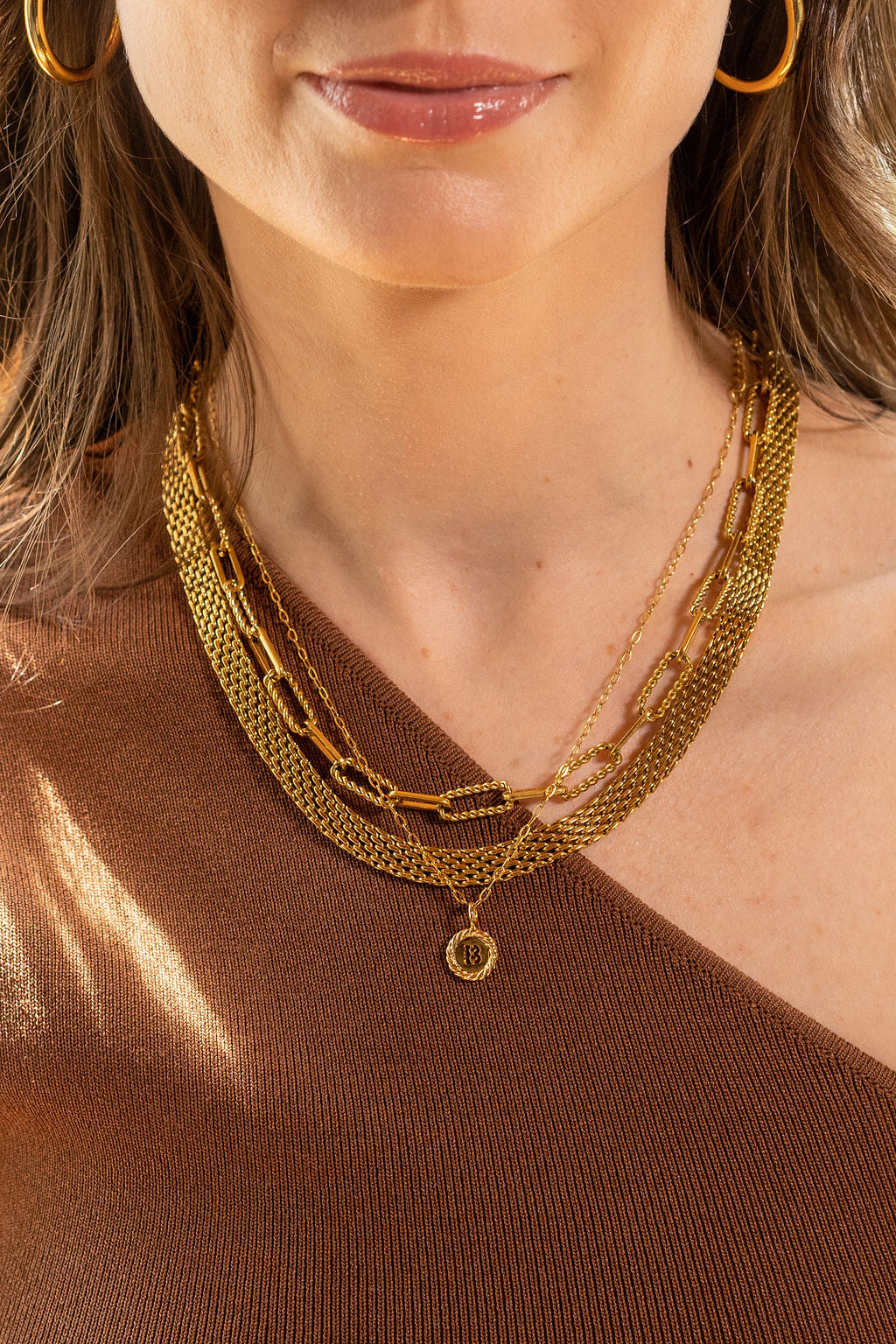 Twisted Links Necklace