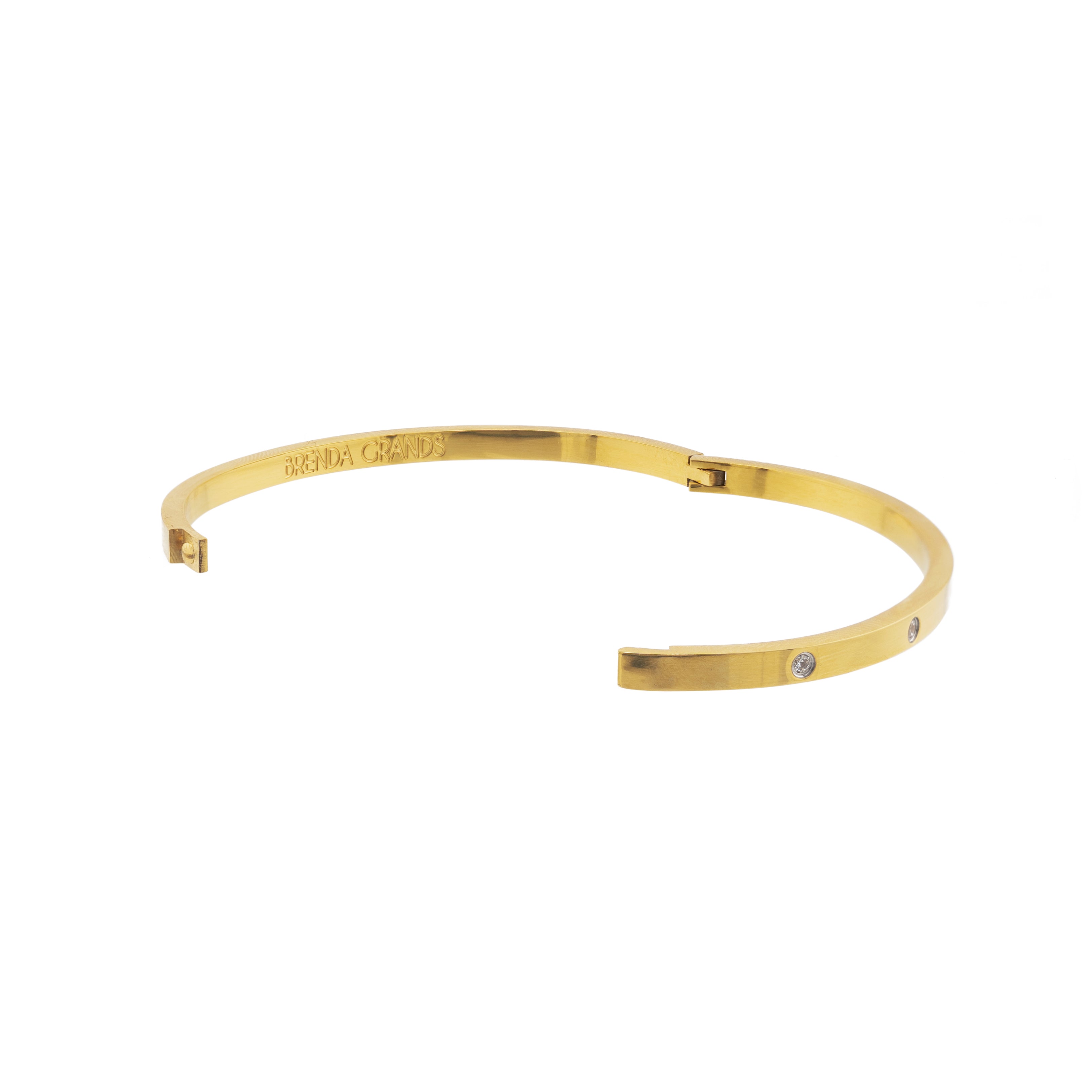 Waterproof Gold Diamond Bangle
