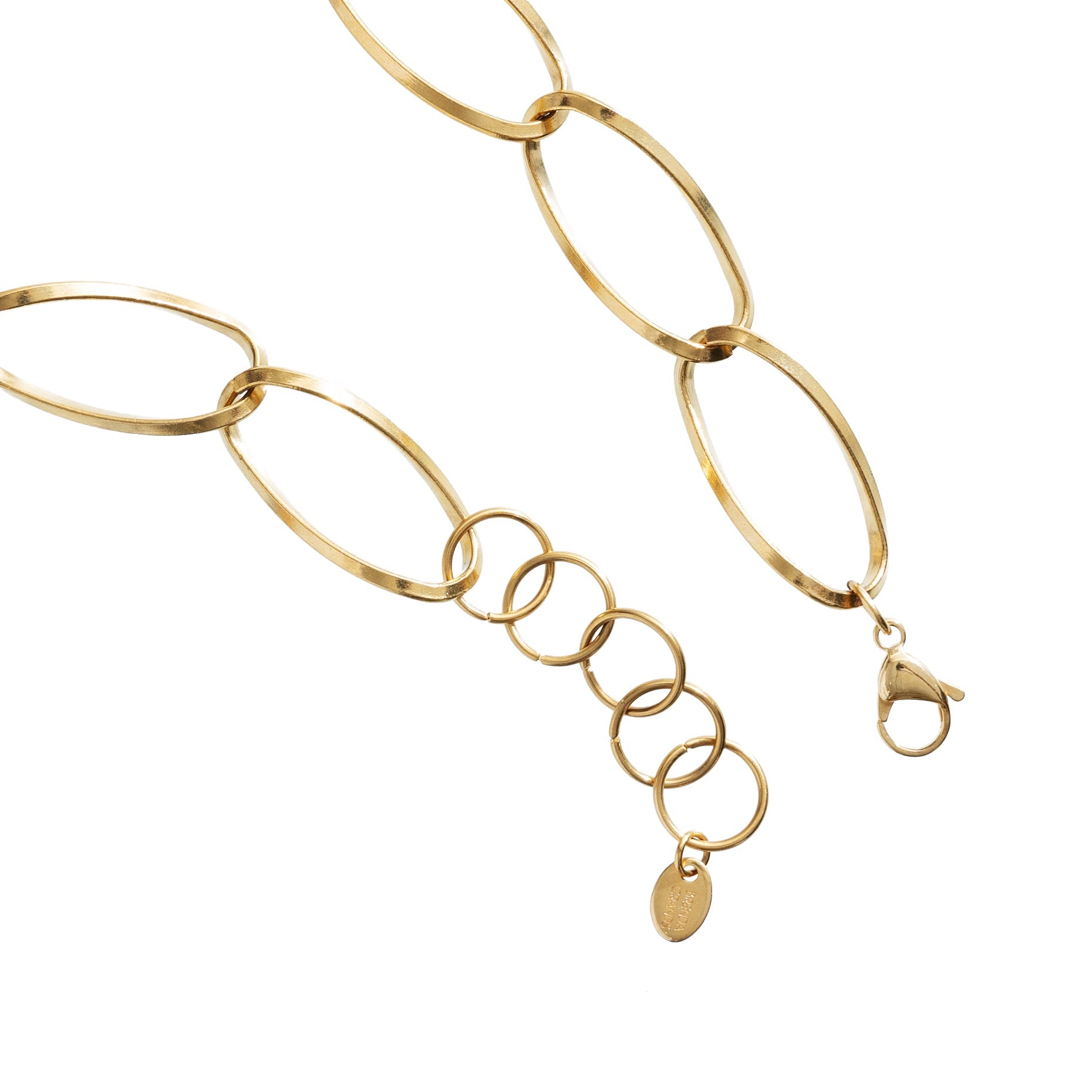 Waterproof Gold Big Thin Chain