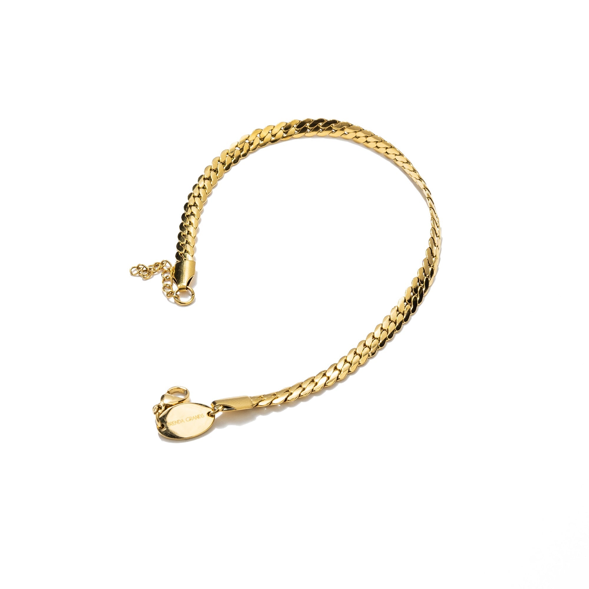 Waterproof Gold Braided Anklet