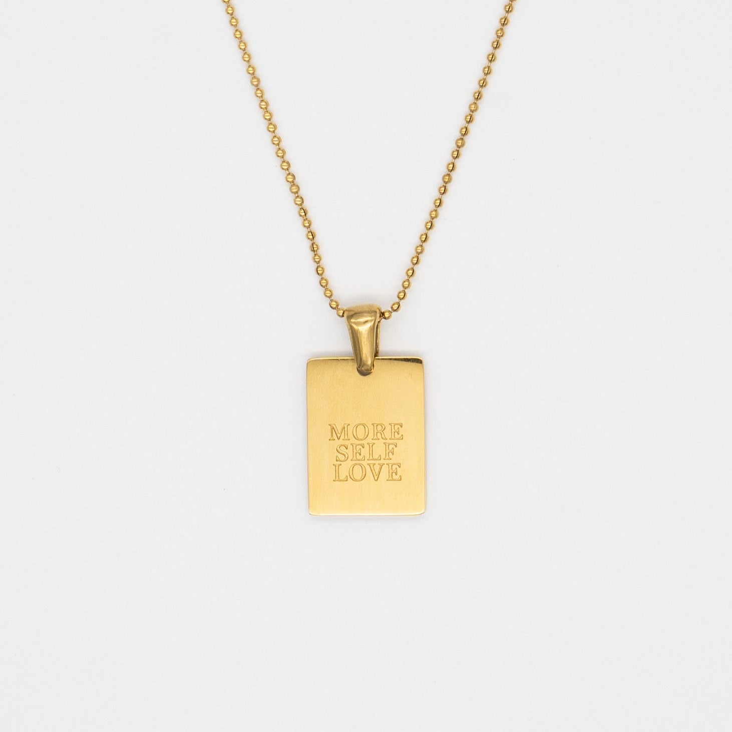 Waterproof More Self Love Necklace