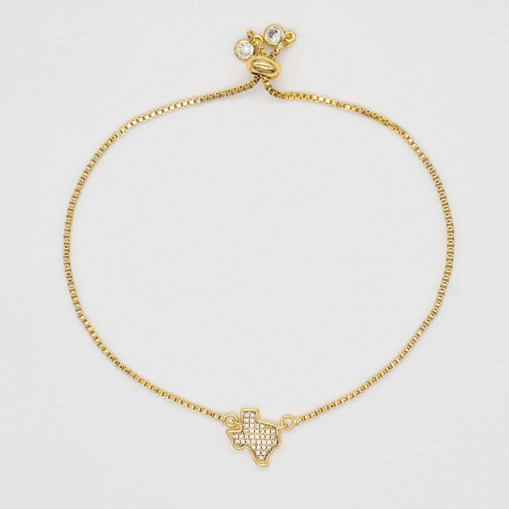 18K Gold Texas Shiny Bracelet