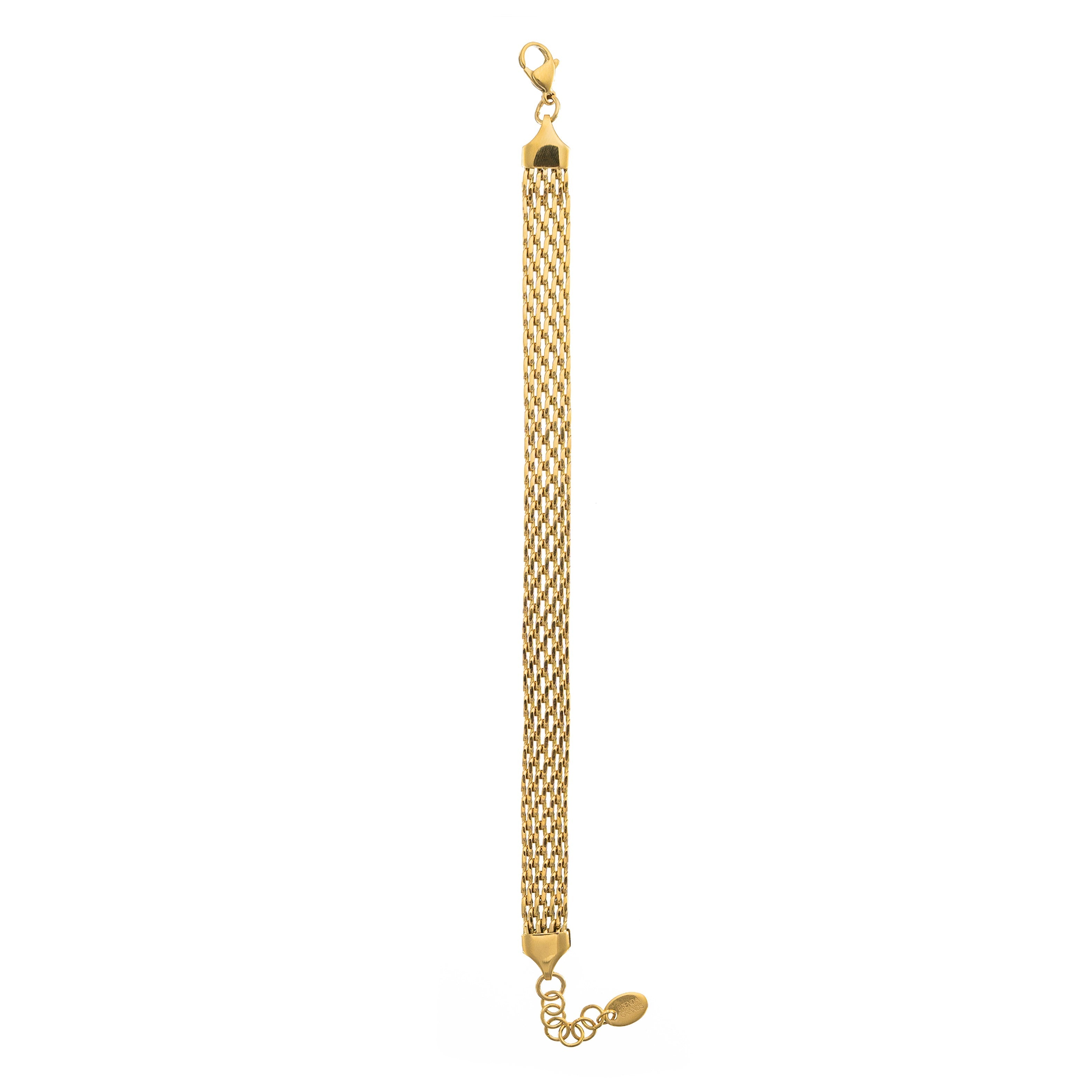 Waterproof Gold Braided Band Bracelet