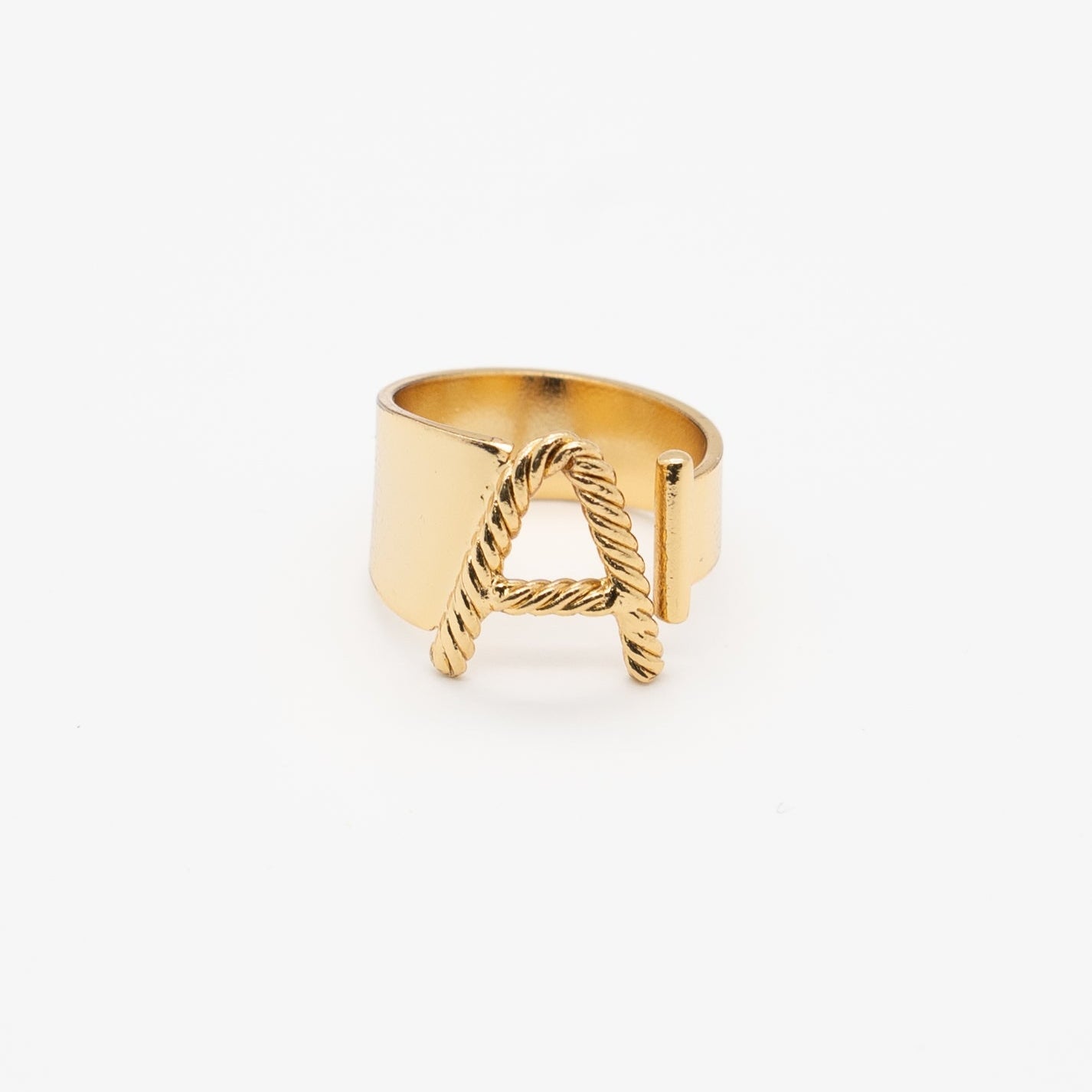 24K Gold Aspen Initial Ring Set X 16