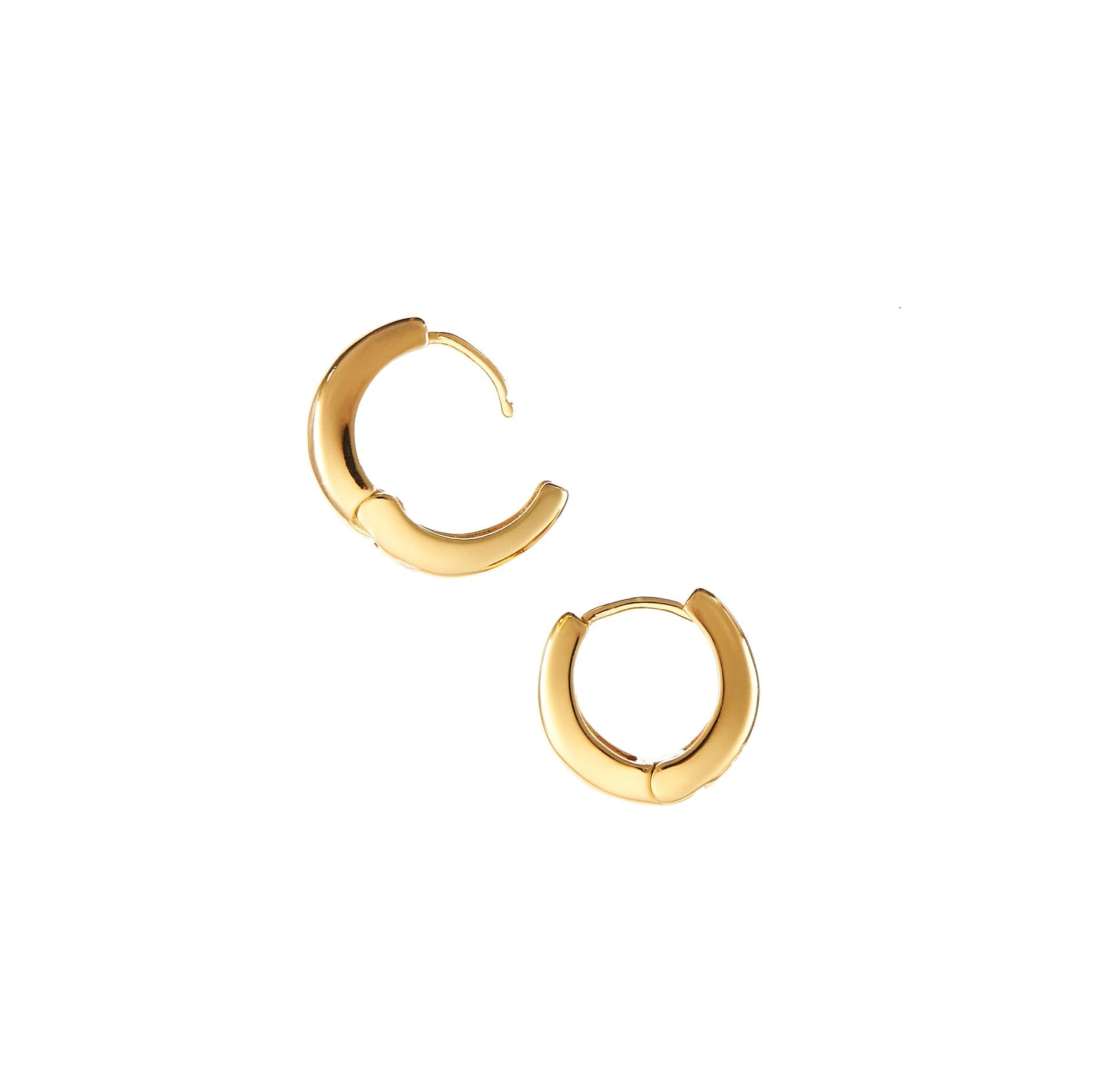 18K Gold 16mm Zenith Hoops