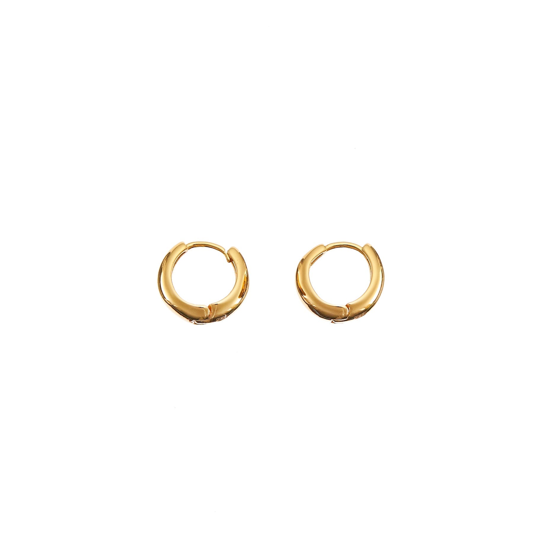 18K Gold 13mm Zenith Hoops
