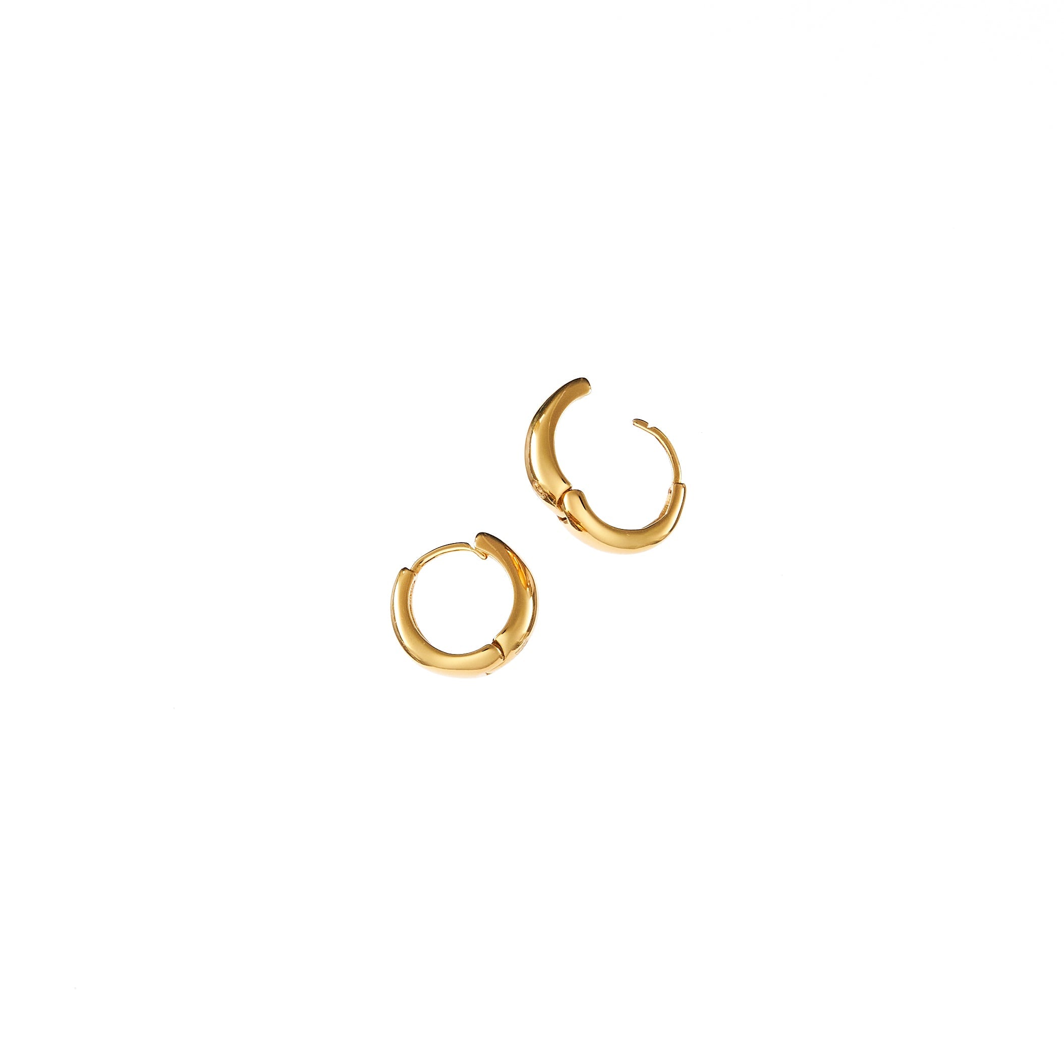 18K Gold 13mm Zenith Hoops