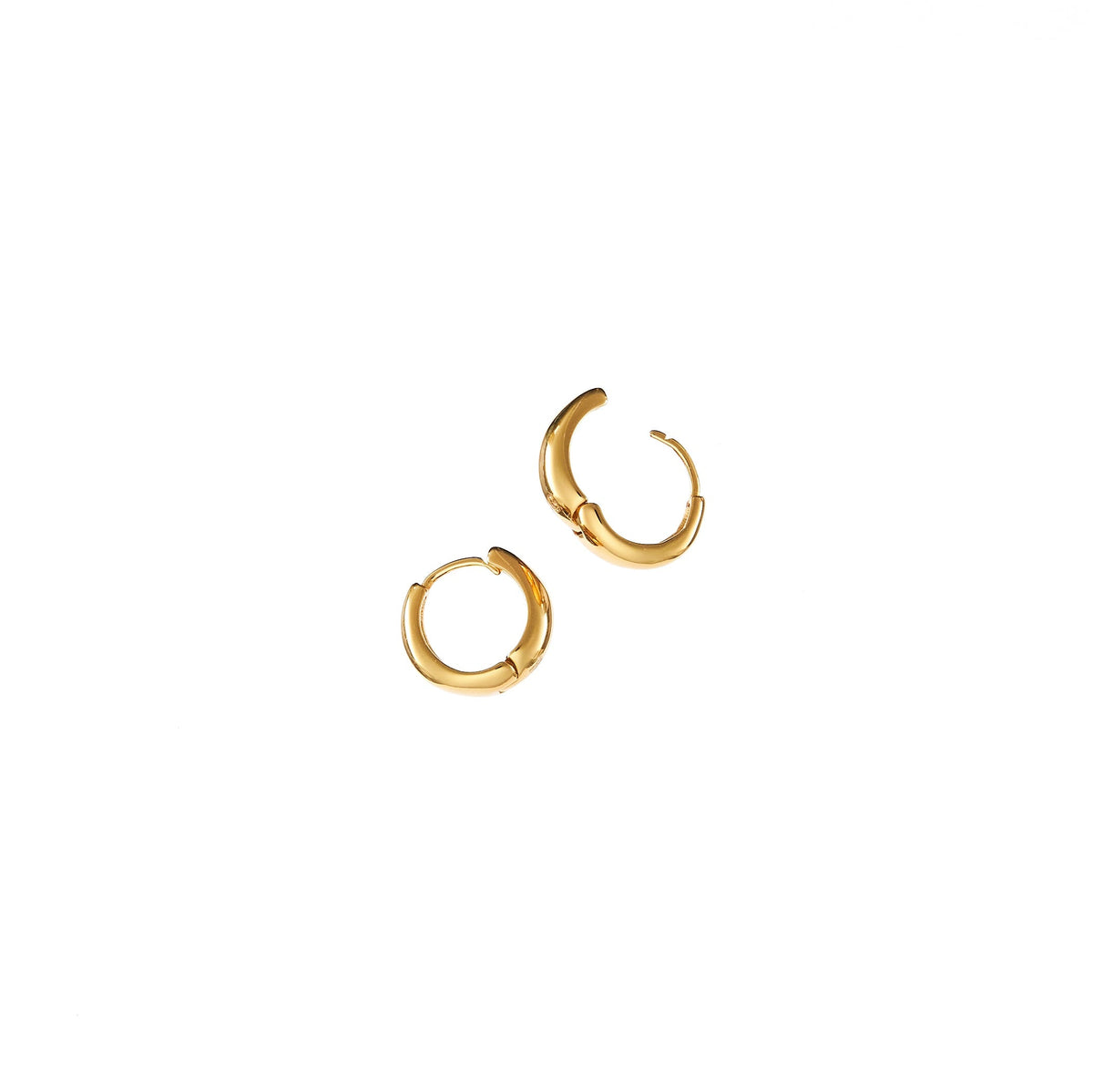 18K Gold 13mm Zenith Hoops