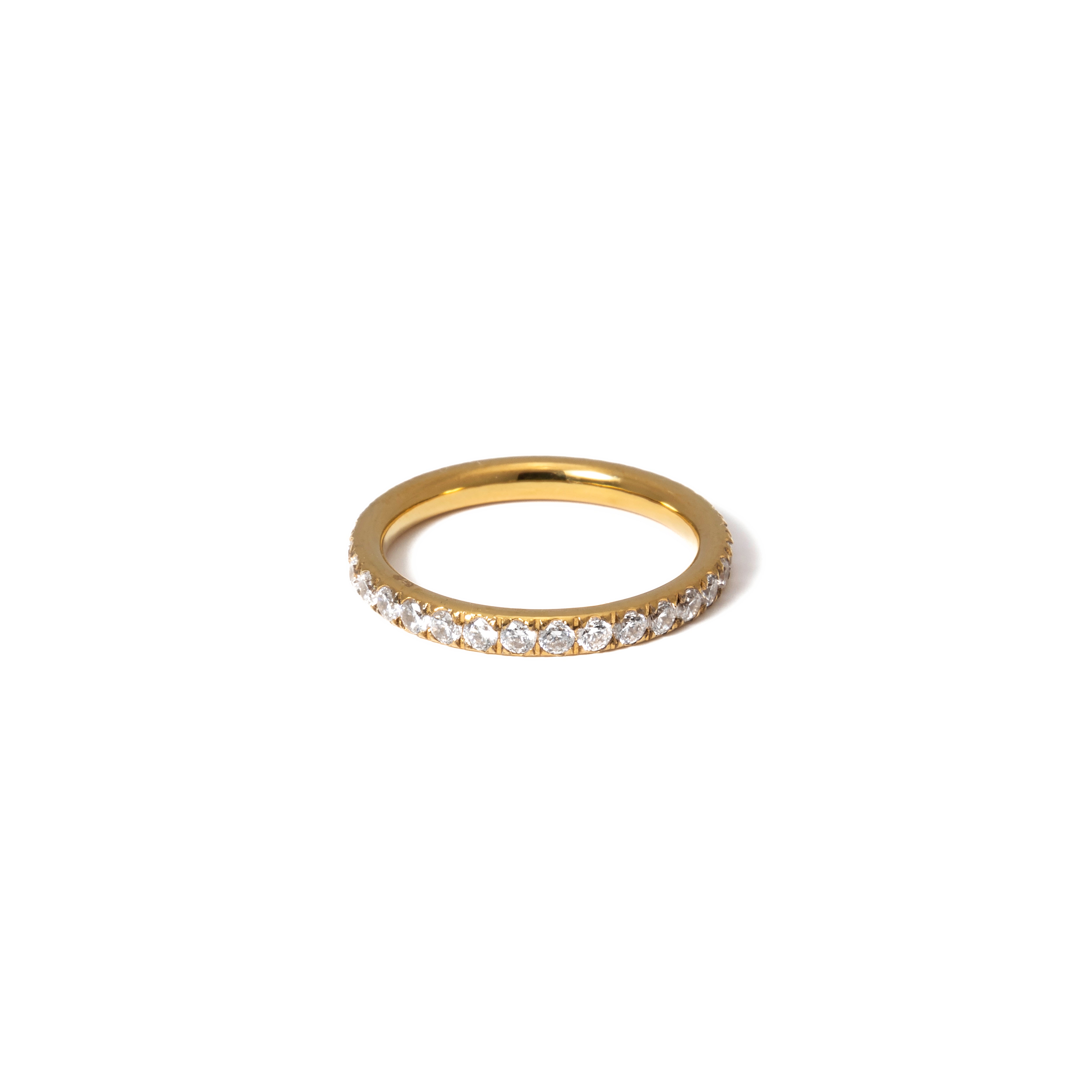 Waterproof Dainty Tennis Ring