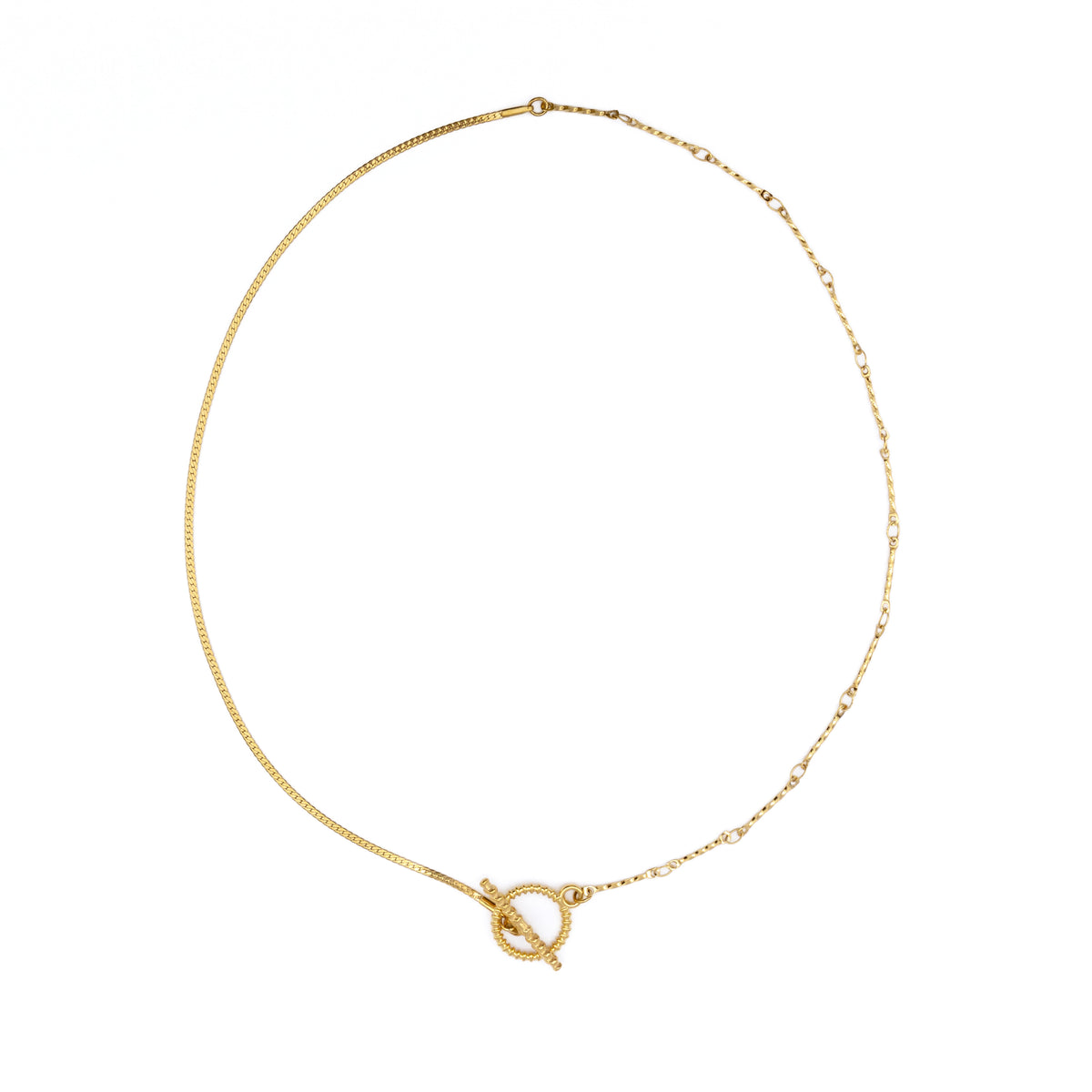 Waterproof Gold Dainty Toggle Chain Necklace