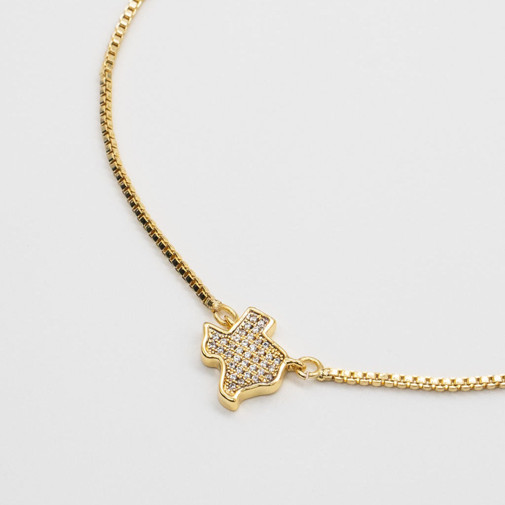 18K Gold Texas Shiny Bracelet