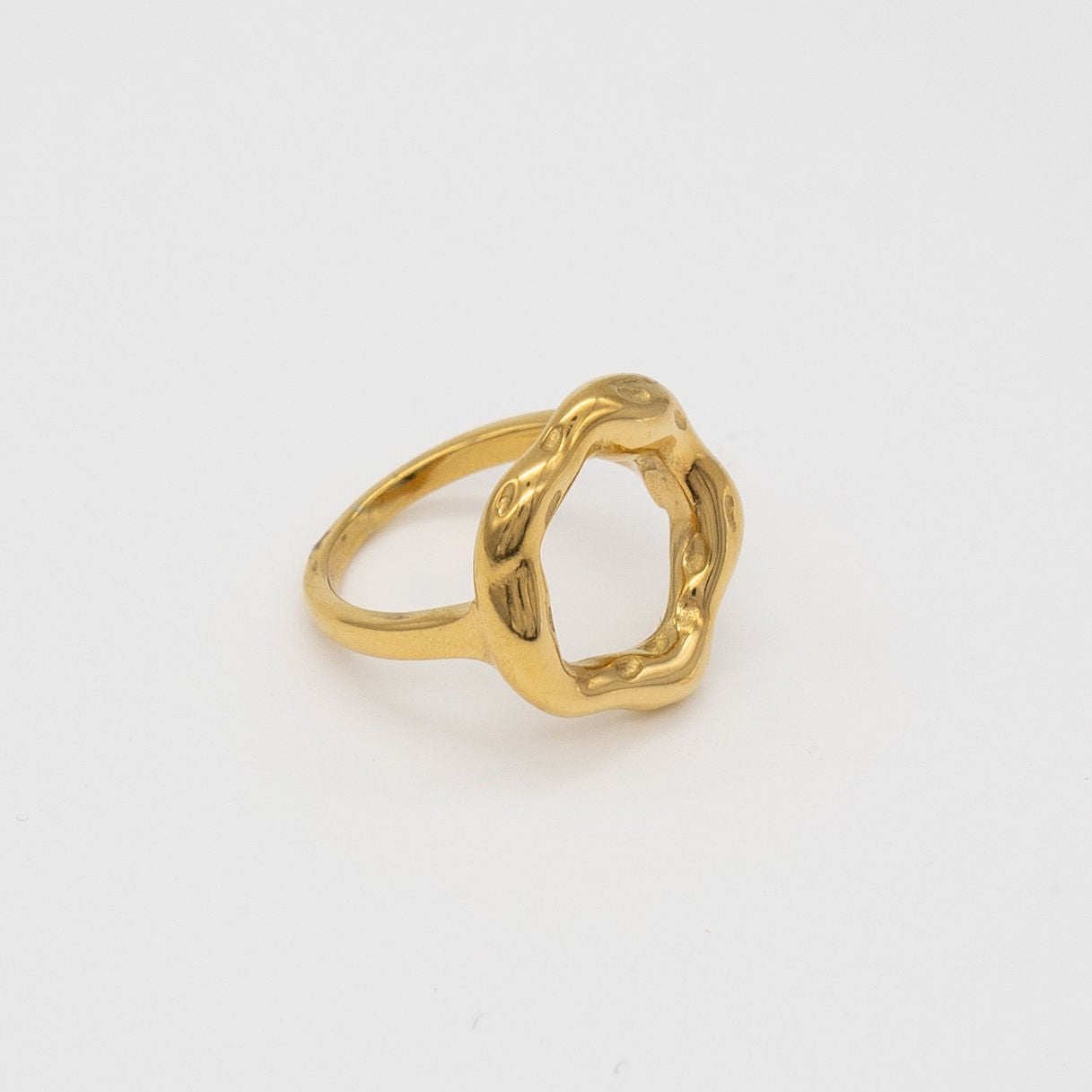 18K Gold Coronet Ring