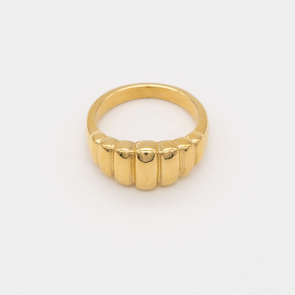 18K Gold Statement Crown Ring