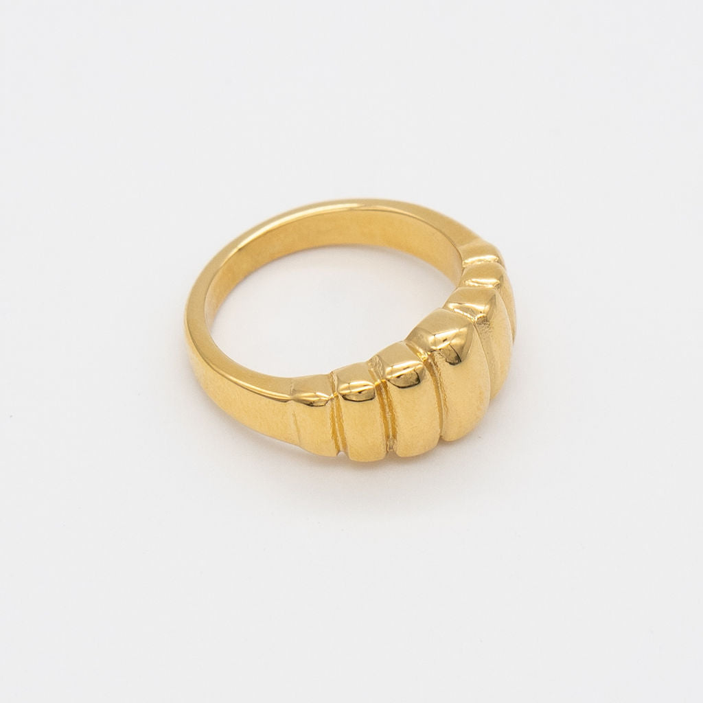 18K Gold Statement Crown Ring