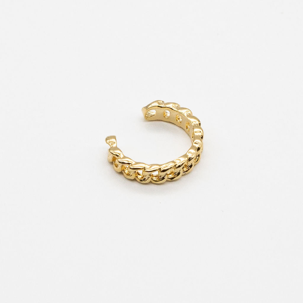 18K Gold Braided Ear Cuff