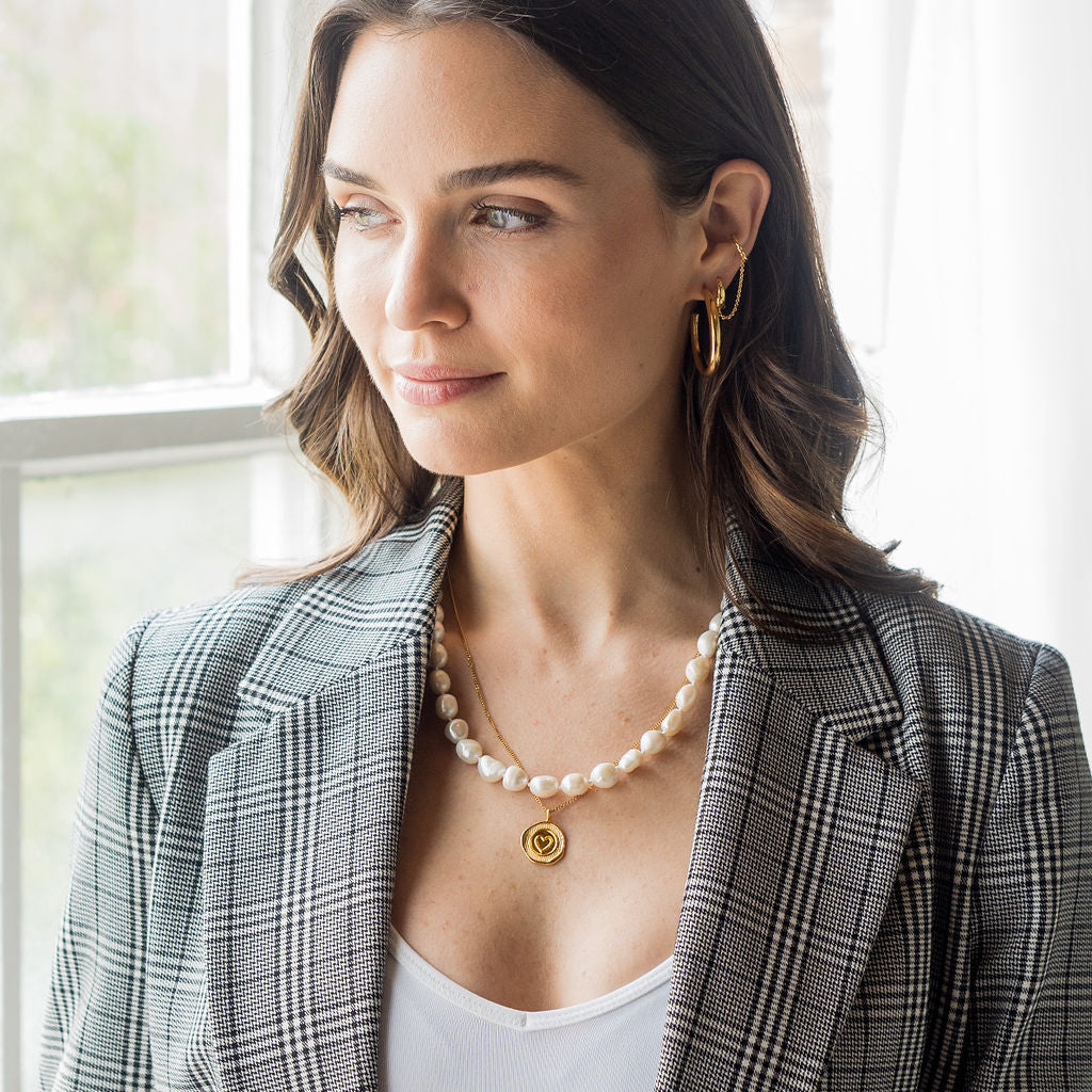 Waterproof Statement Fresh Water Pearl Necklace