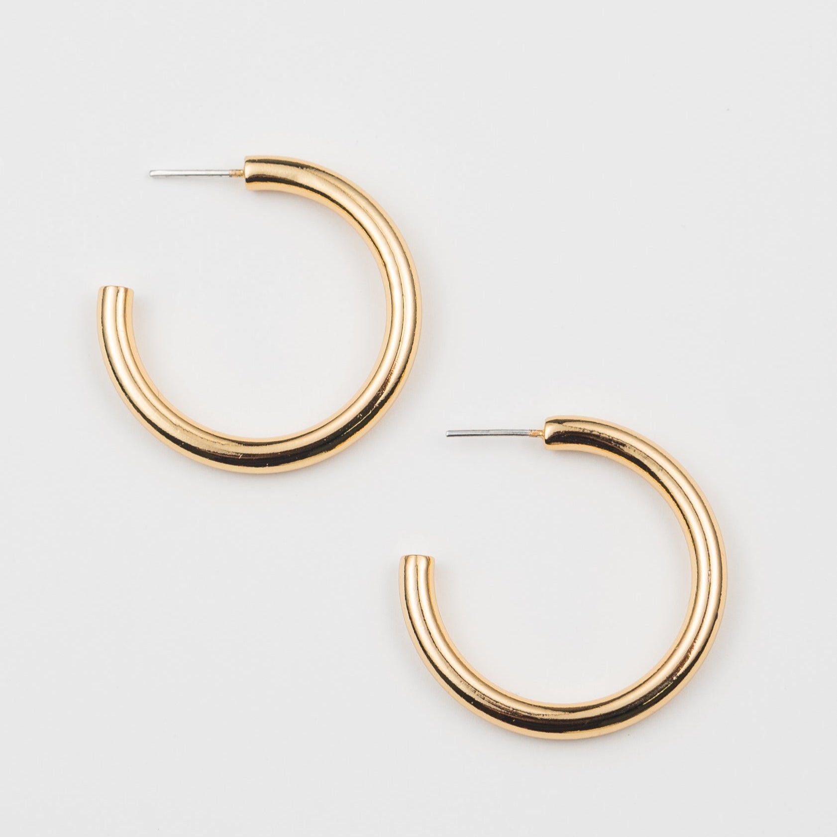 Chunky Tube Hoops Medium