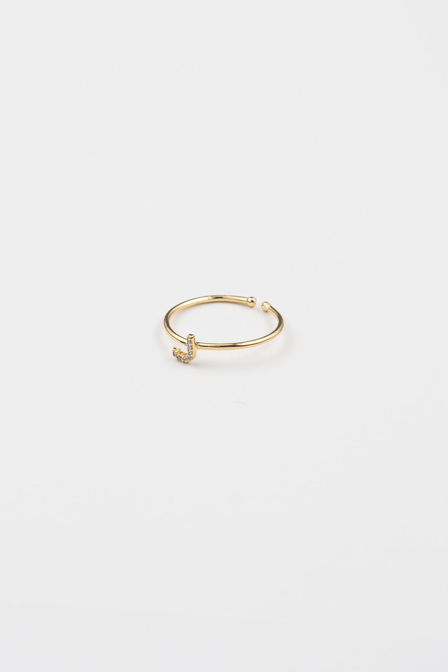 Shiny Initial Ring