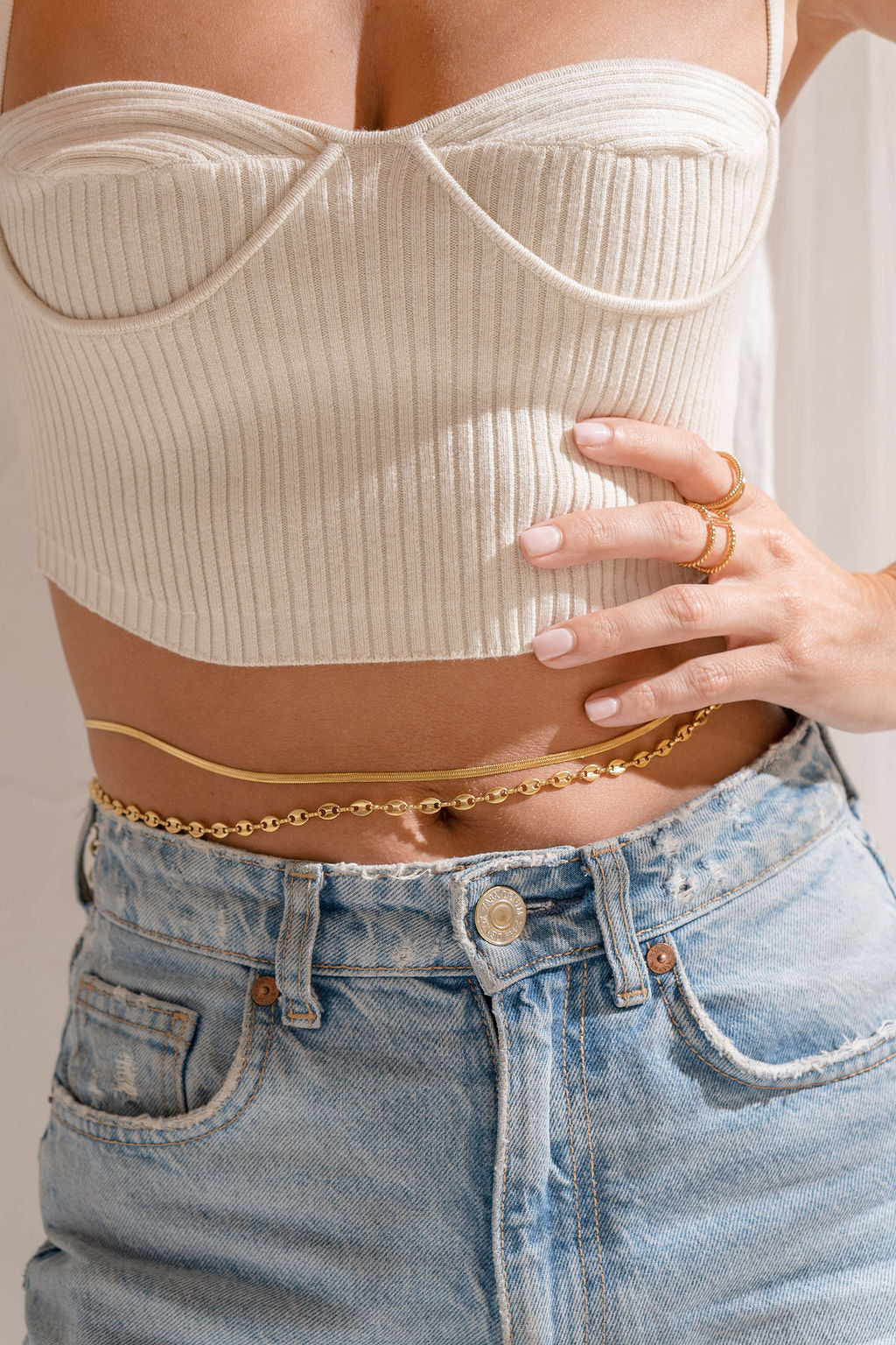 Waterproof Coin Belly Chain