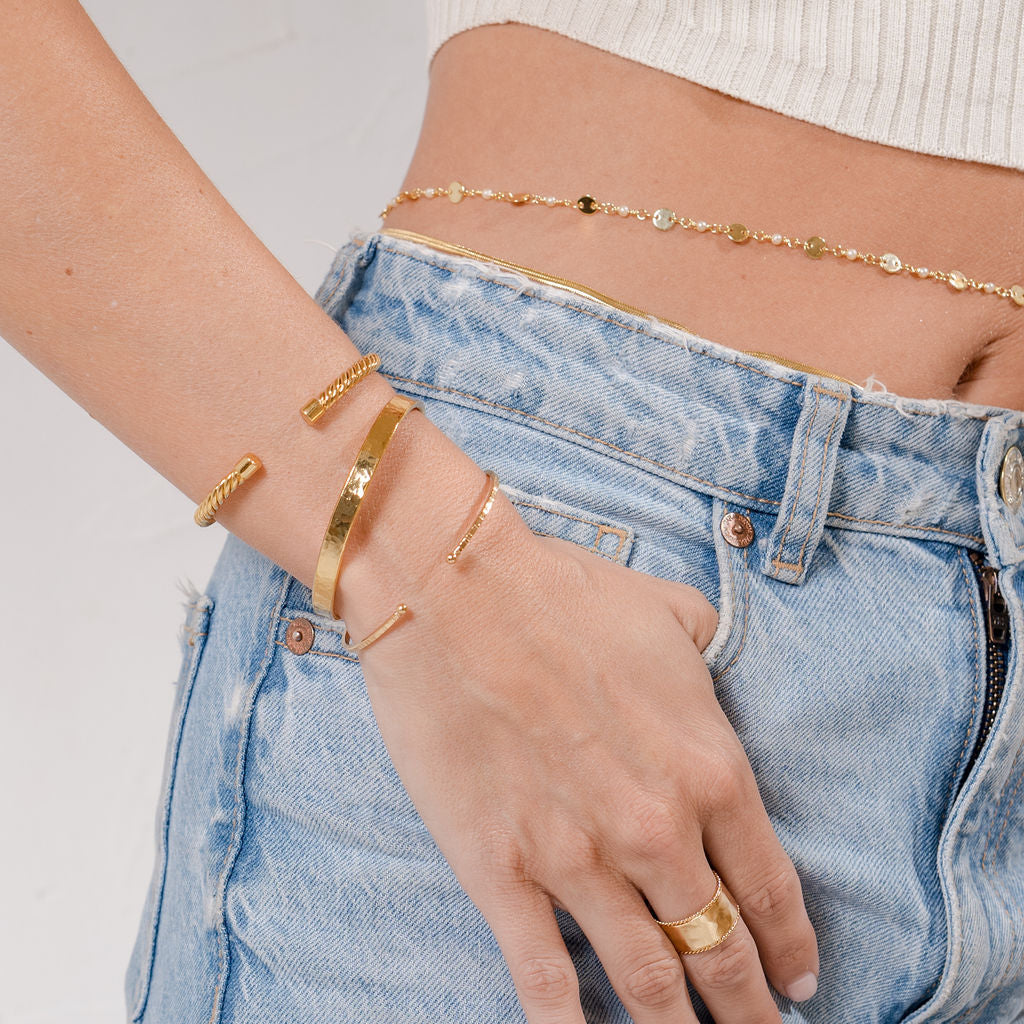 Water resistant Pearl Belly Chain