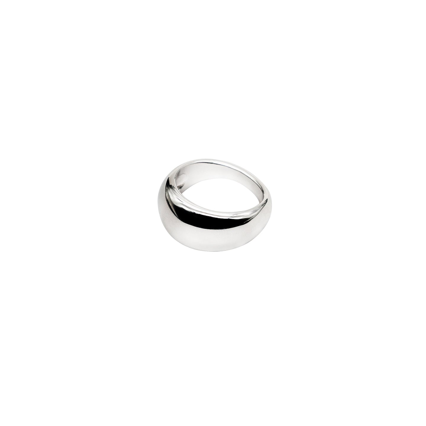 Waterproof Silver Dome Ring
