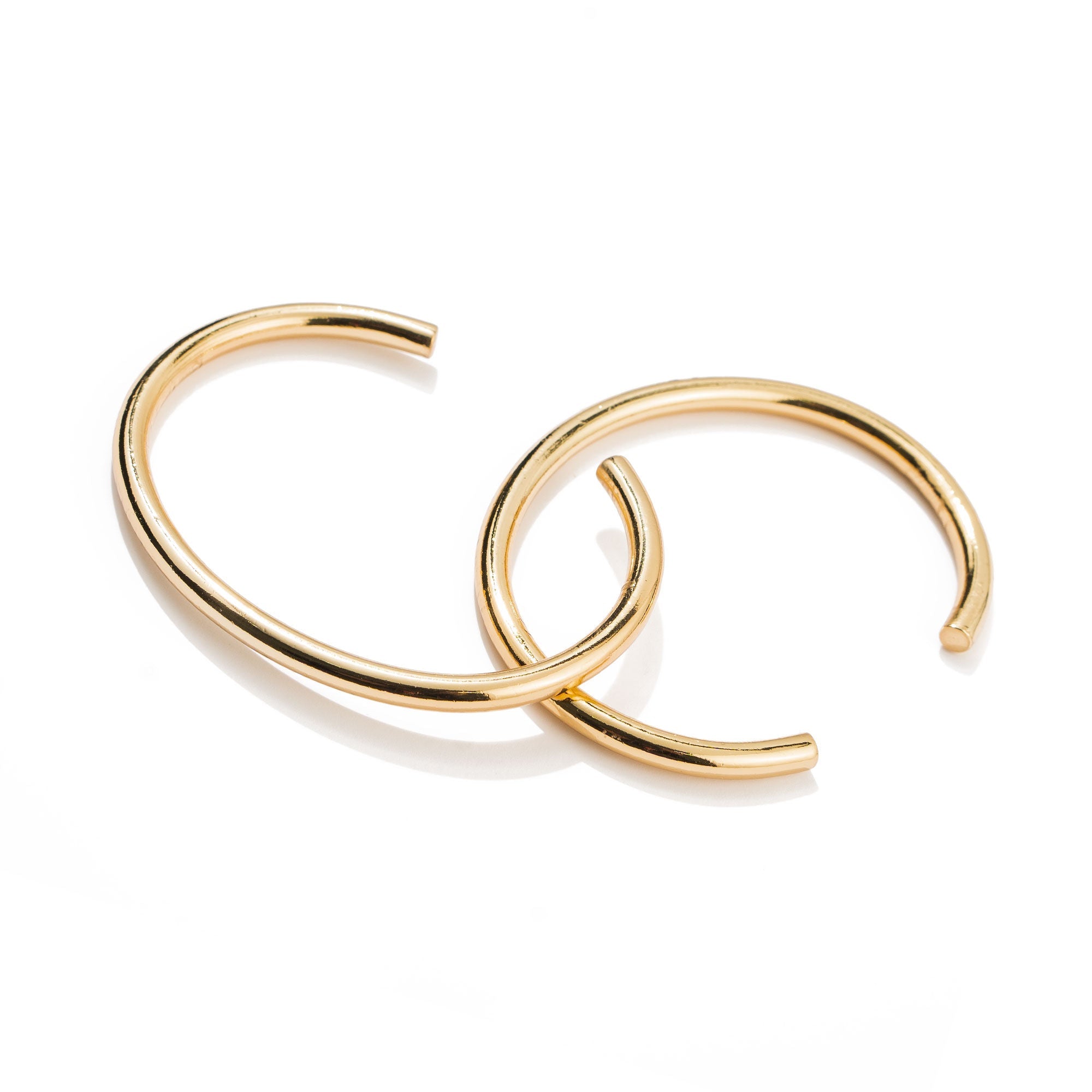 Waterproof Twin Gold Bangles