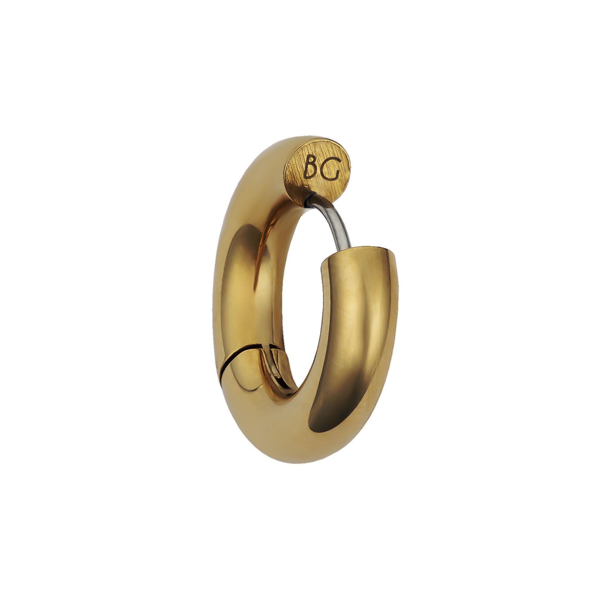 Waterproof Gold Chunky Hoops
