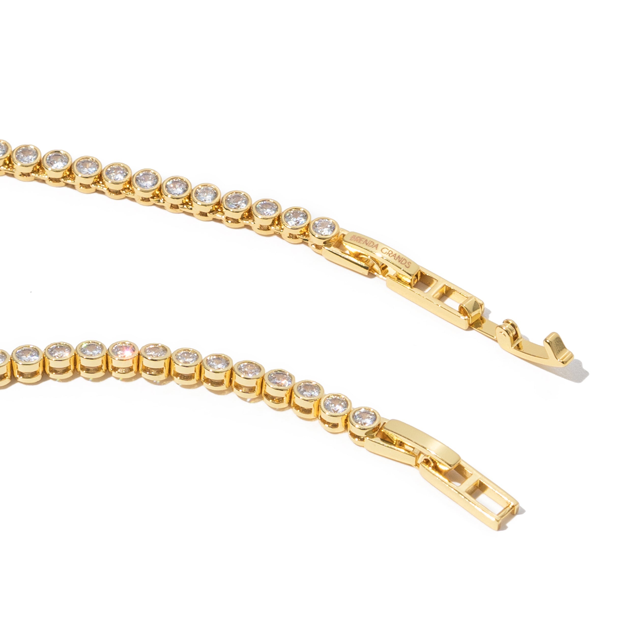 18K Gold Diamond Tennis Necklace