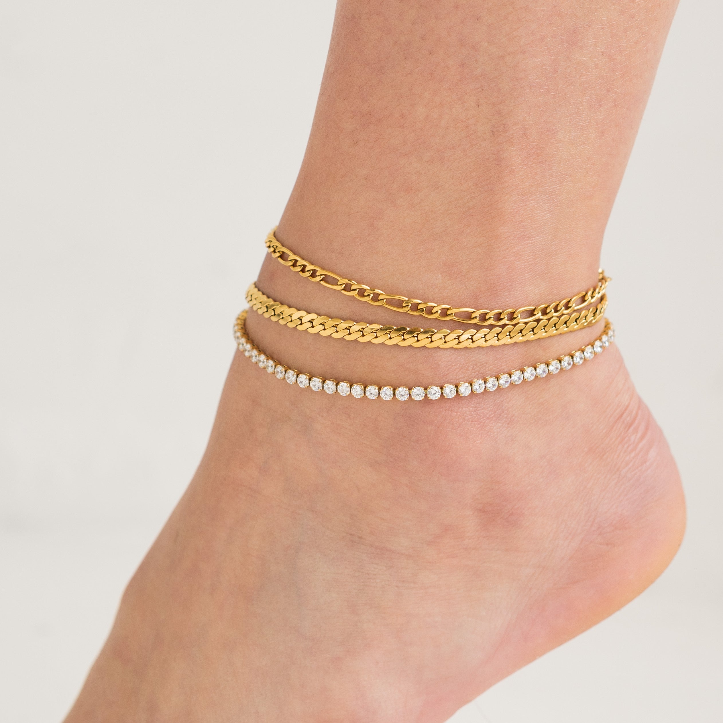 Waterproof Tennis Anklet