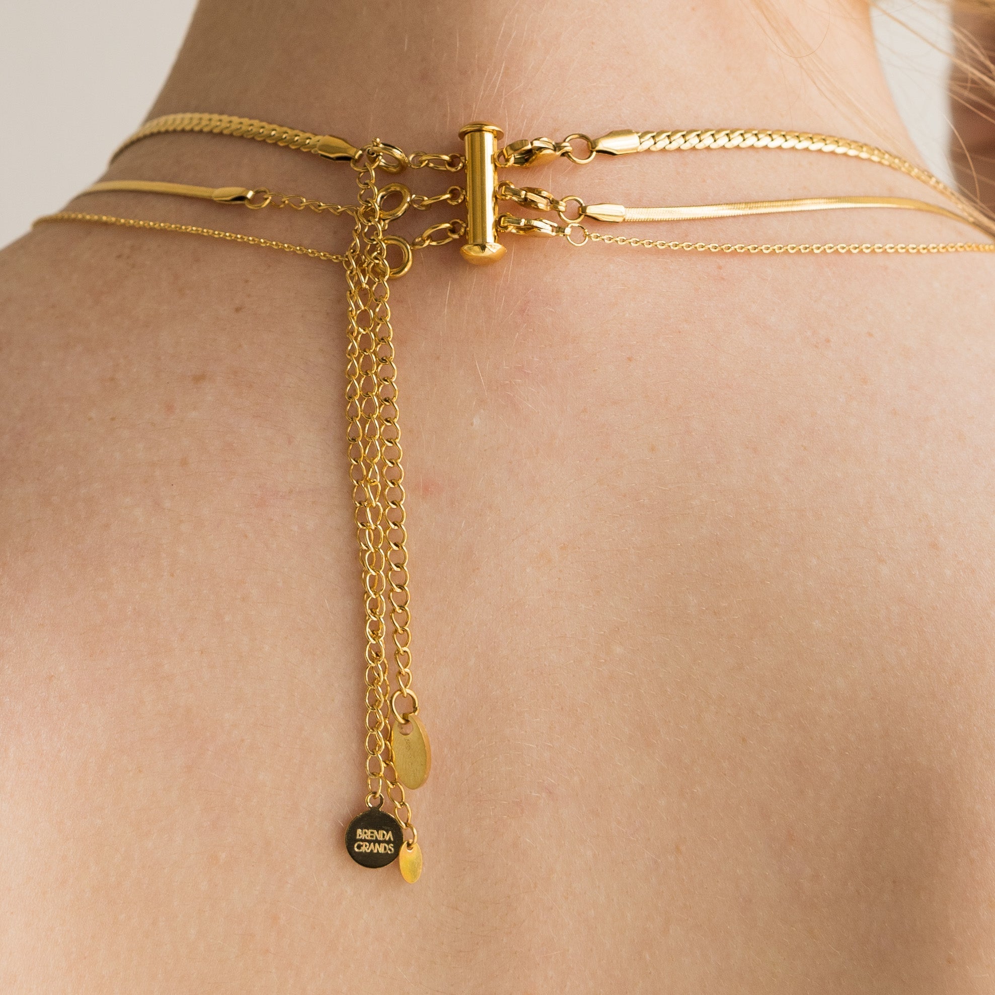 Gold Triple Layering Accessory