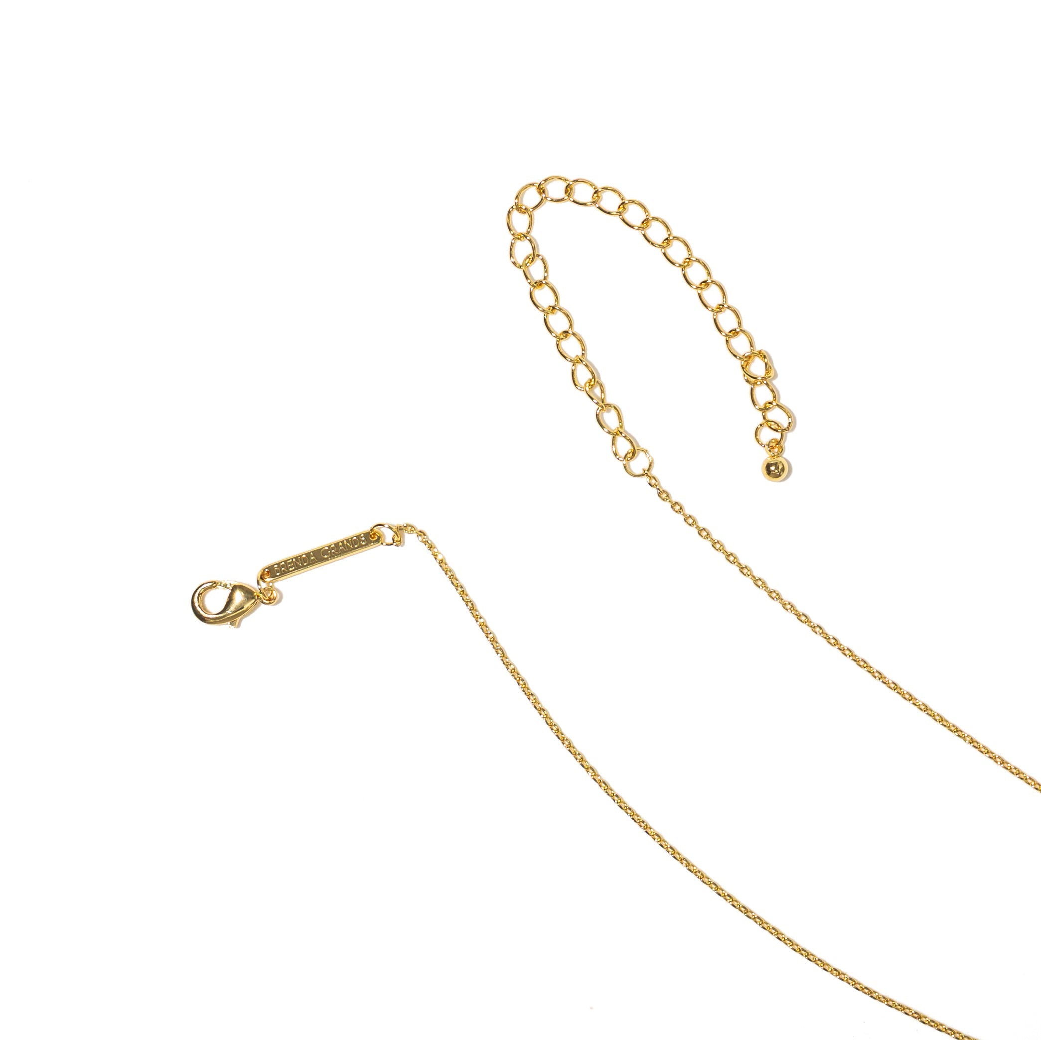 18K Gold Sun Opal Pendant Necklace