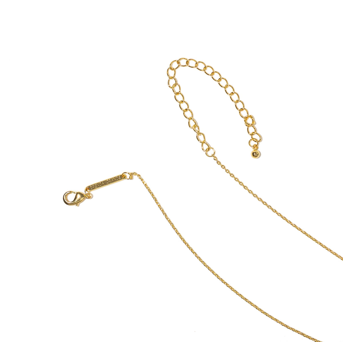 18K Gold Sun Opal Pendant Necklace